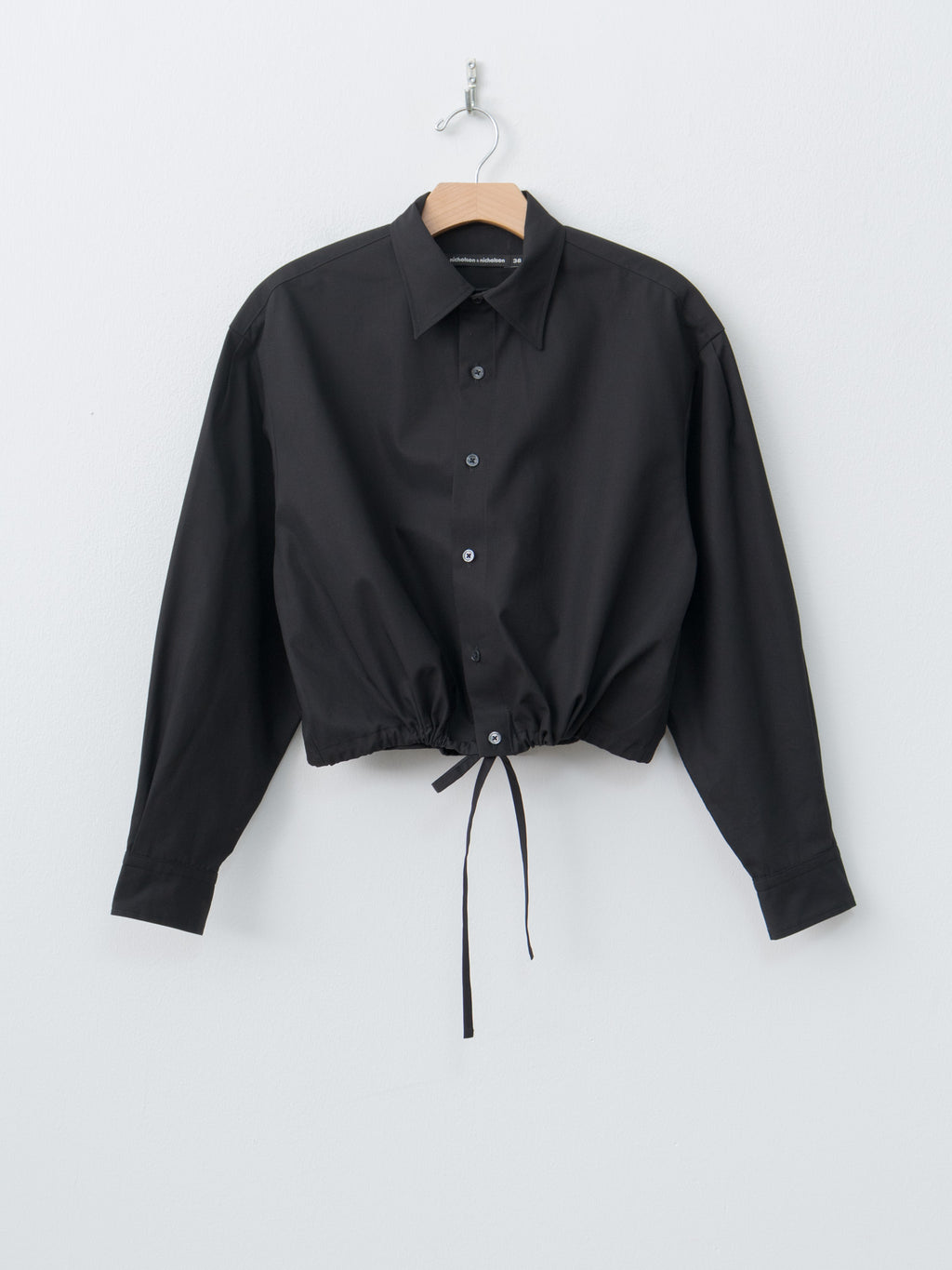 Namu Shop - Nicholson & Nicholson Allie-Twill Shirt - Black