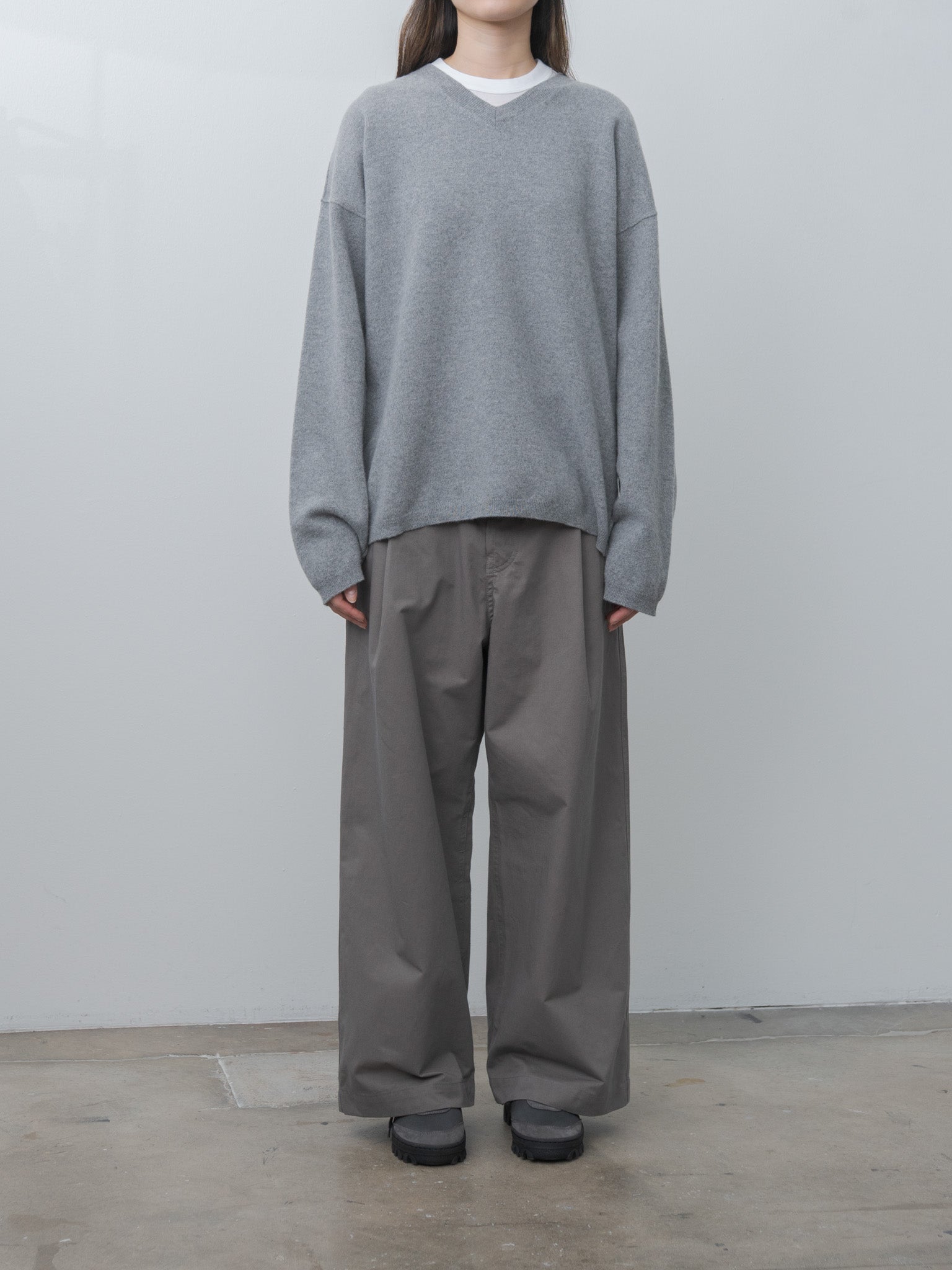 Namu Shop - Sofie D'Hoore MAURICE Sweater - Mid Gray Melange