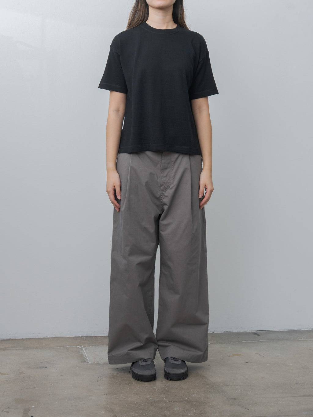 Namu Shop - Sofie D'Hoore MARTA Merino Wool Tee - Black