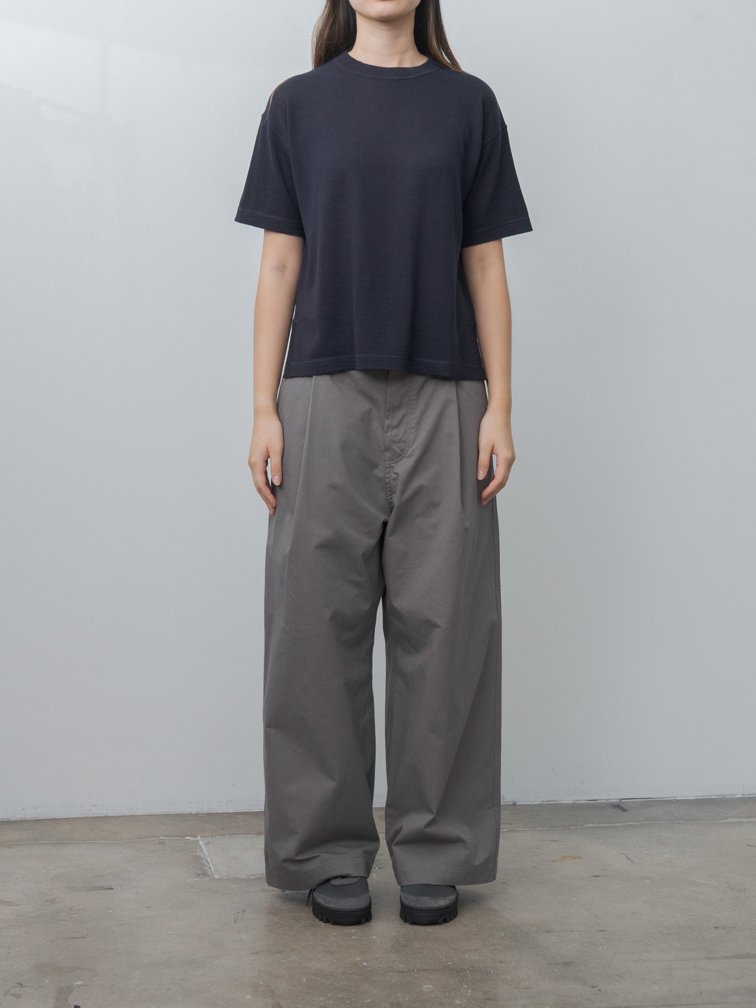Namu Shop - Sofie D'Hoore MARTA Merino Wool Tee - Midnight