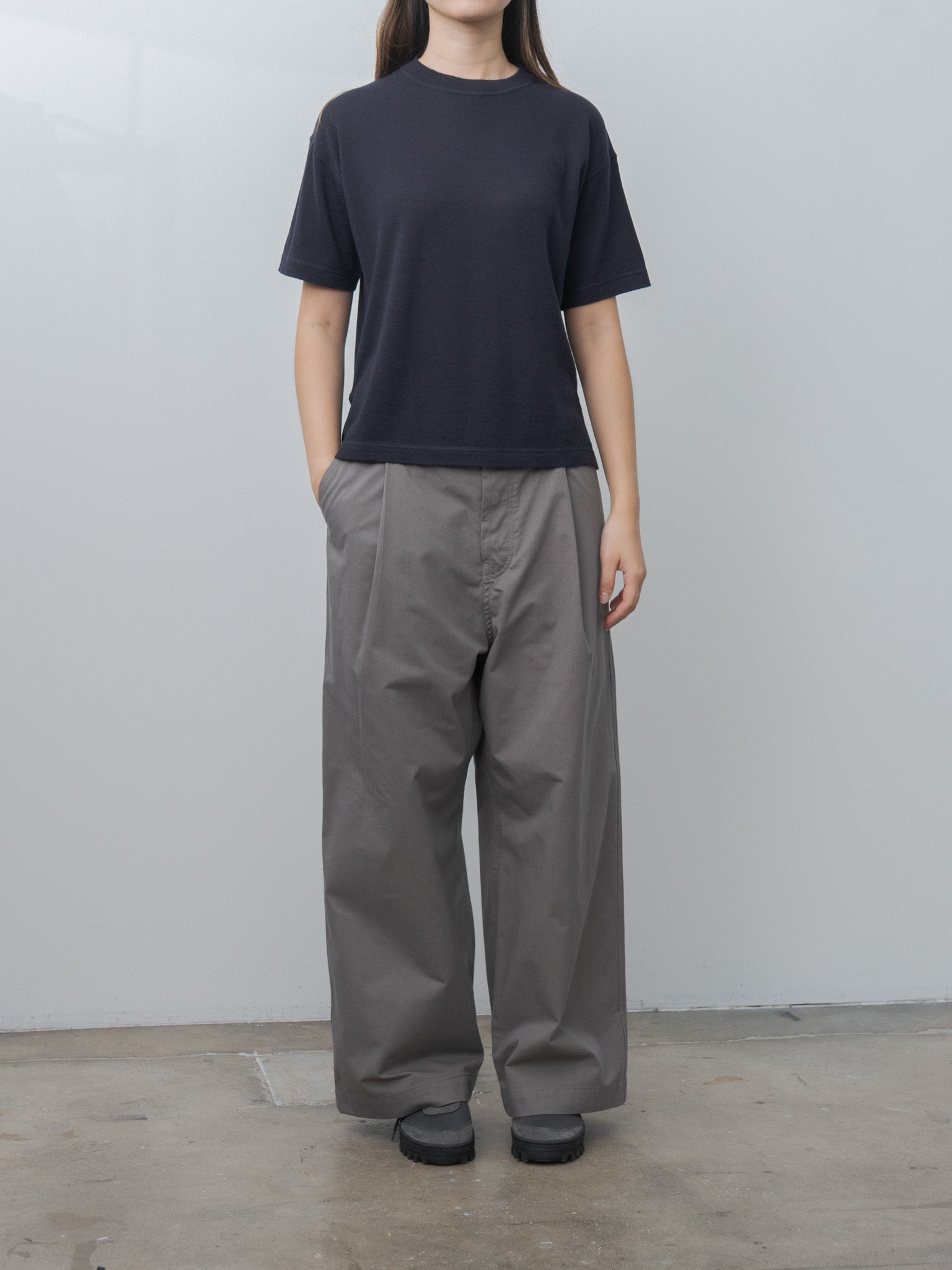 Namu Shop - Sofie D'Hoore MARTA Merino Wool Tee - Midnight