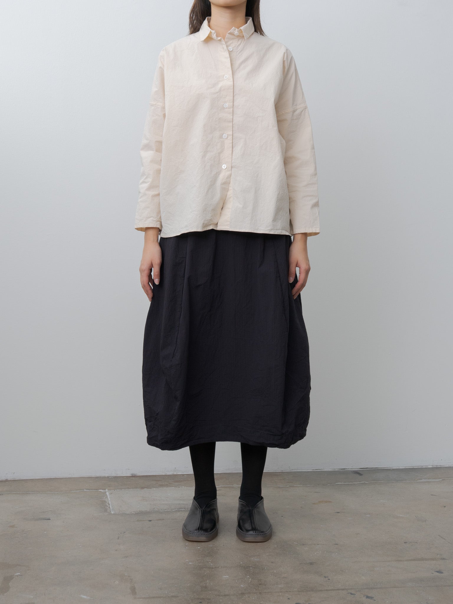Namu Shop - Bergfabel Carla Skirt - Burgundy/Navy Stripe