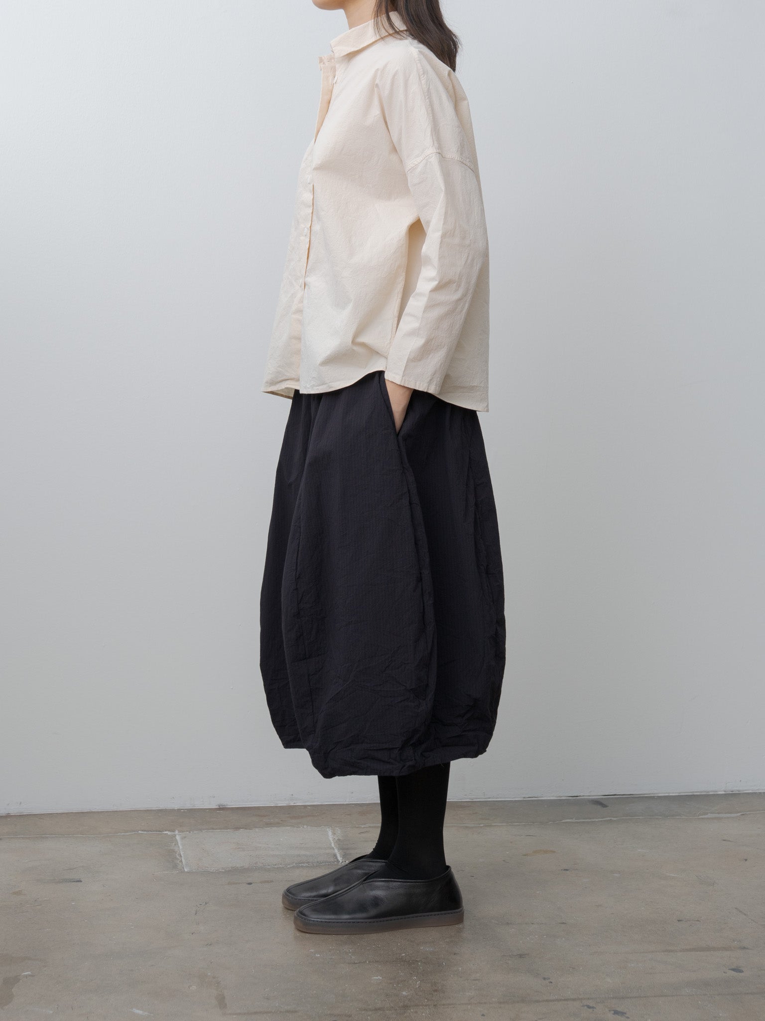 Namu Shop - Bergfabel Carla Skirt - Burgundy/Navy Stripe