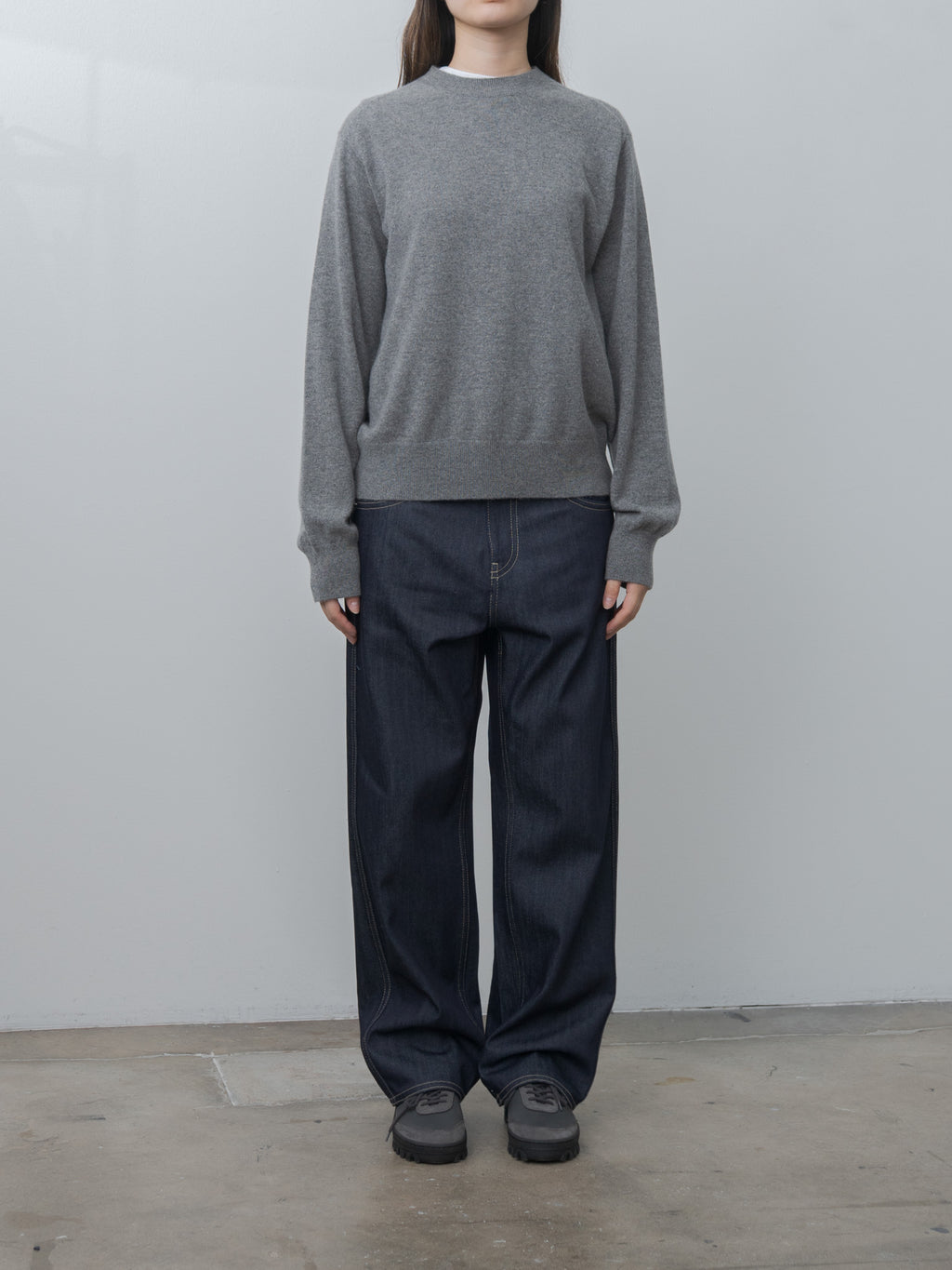 Namu Shop - Sofie D'Hoore MINOS Sweater - Metal Melange