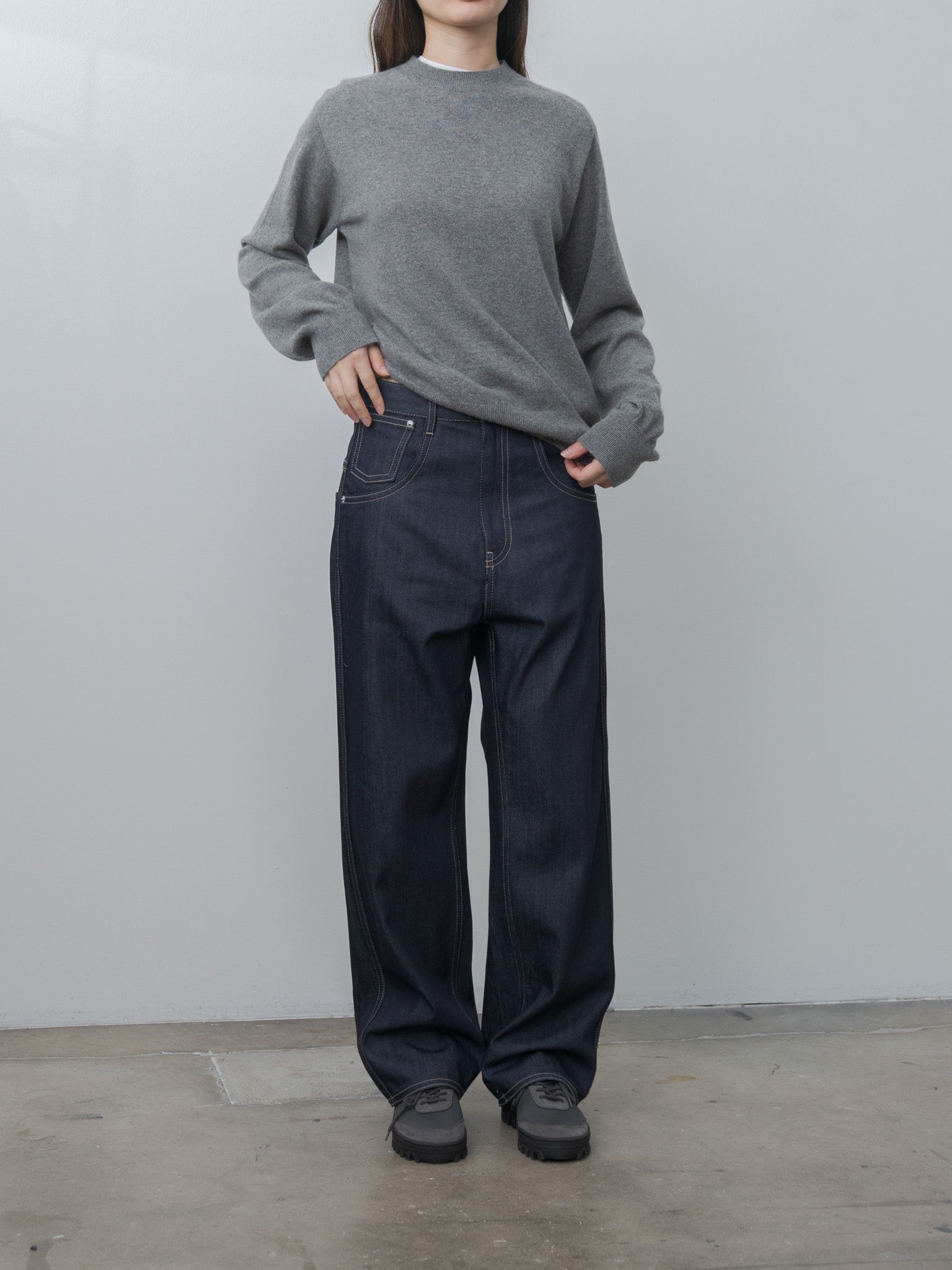 Namu Shop - Sofie D'Hoore PHILL Denim Trousers - Midnight