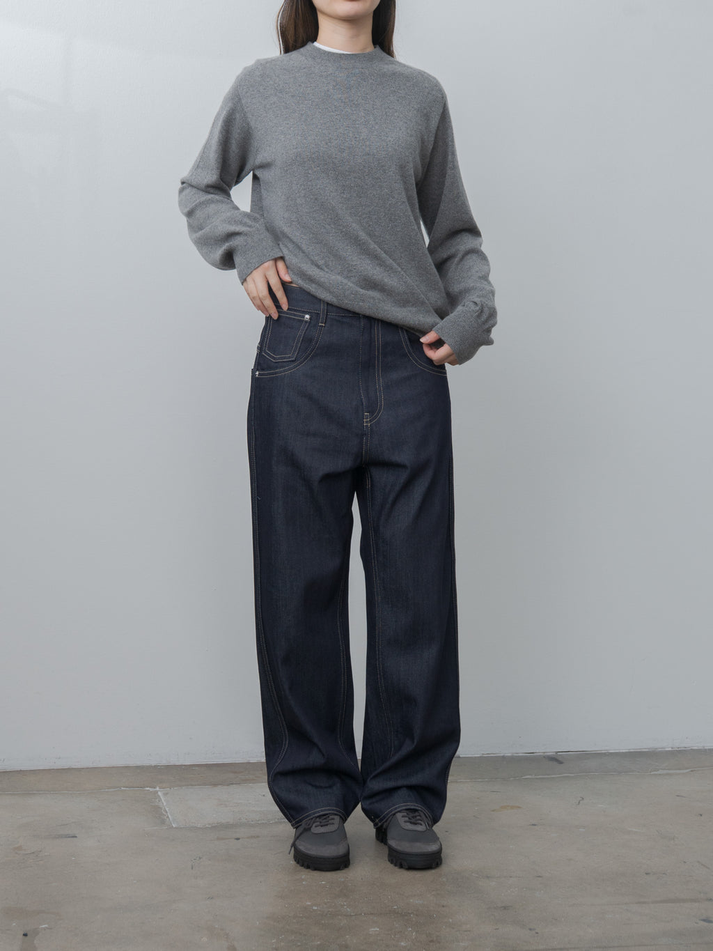 Namu Shop - Sofie D'Hoore PHILL Denim Trousers - Midnight