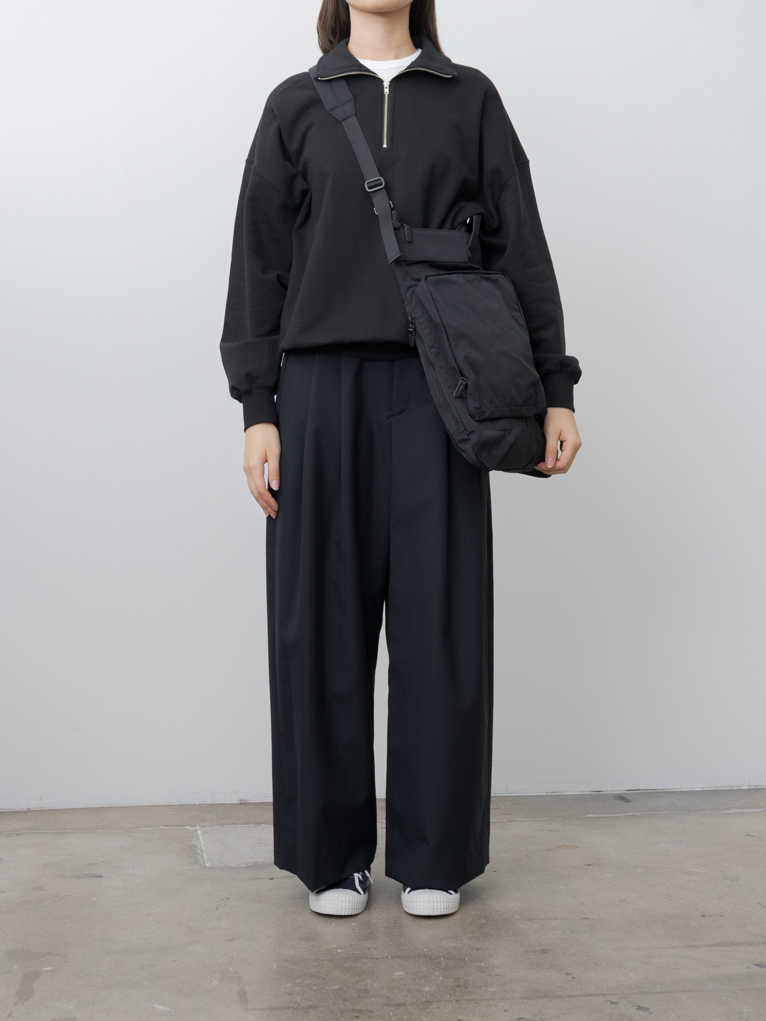 Gabardine Helmet Bag - Black