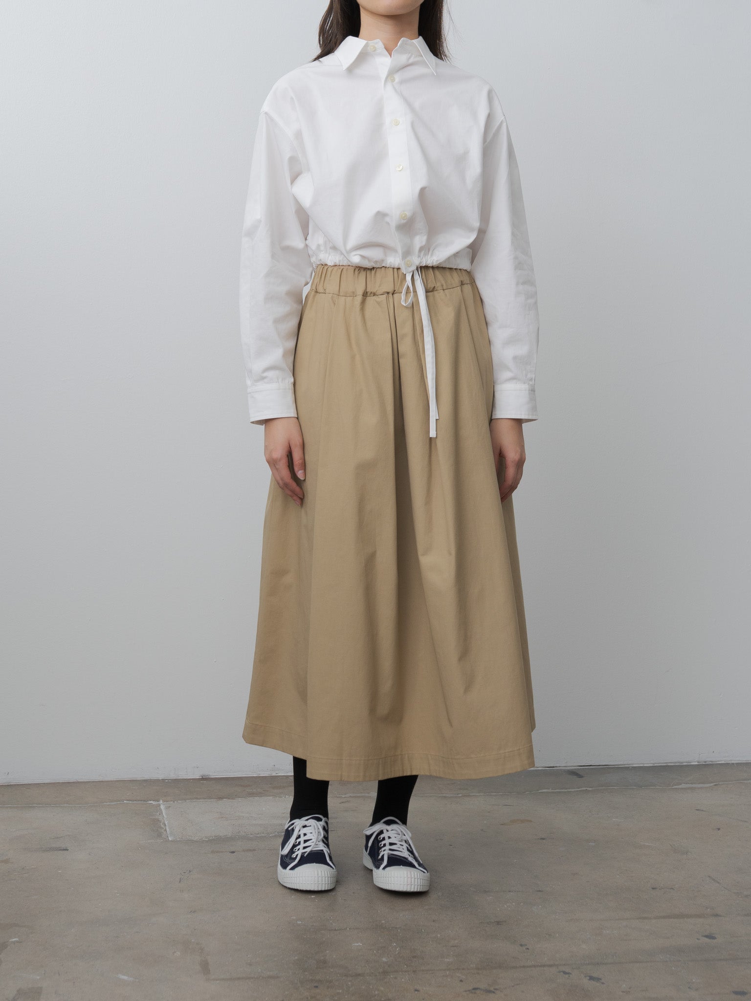 Namu Shop - Nicholson & Nicholson Allie-Twill Shirt - White