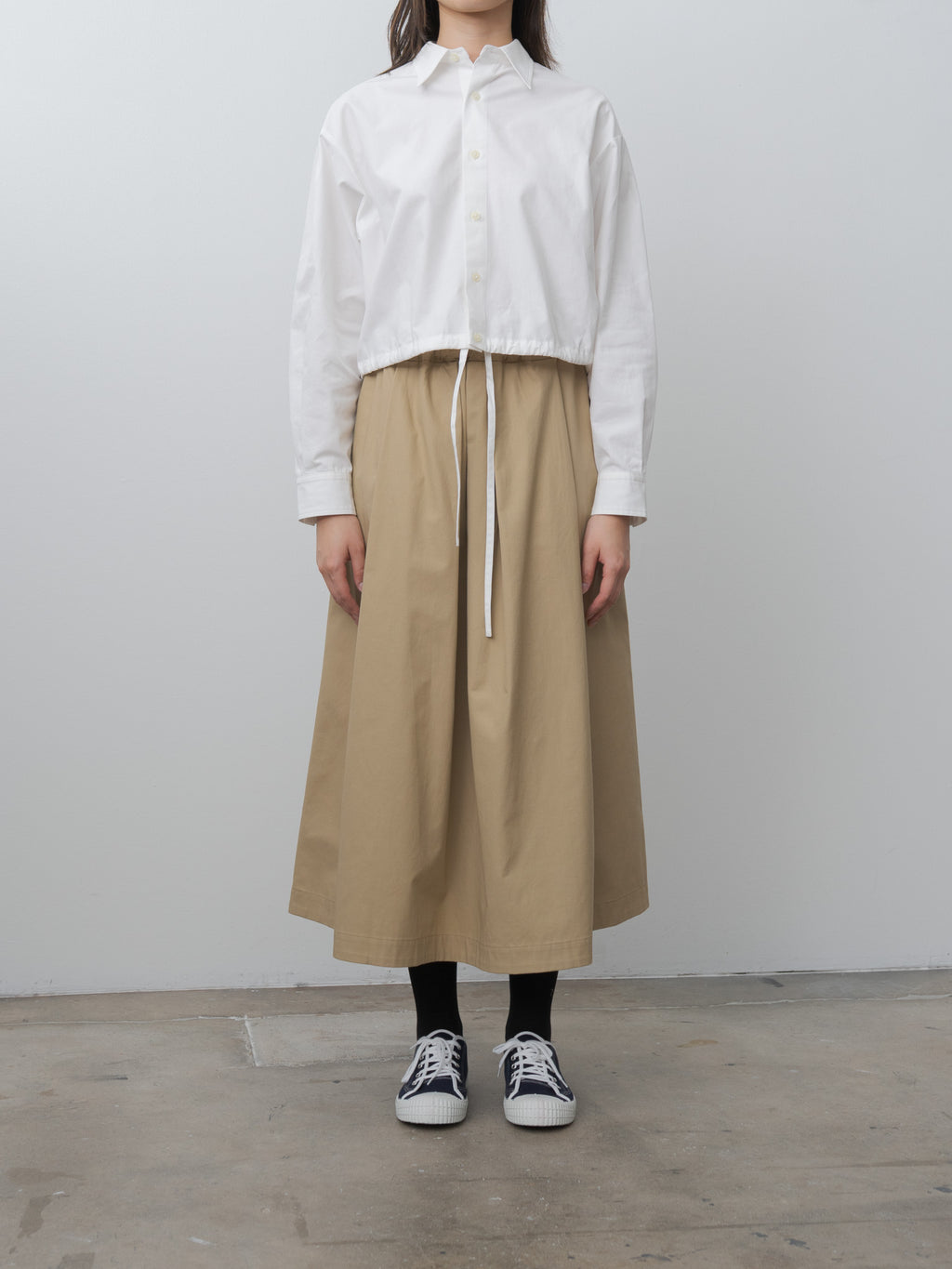 Namu Shop - Nicholson & Nicholson Allie-Twill Shirt - White