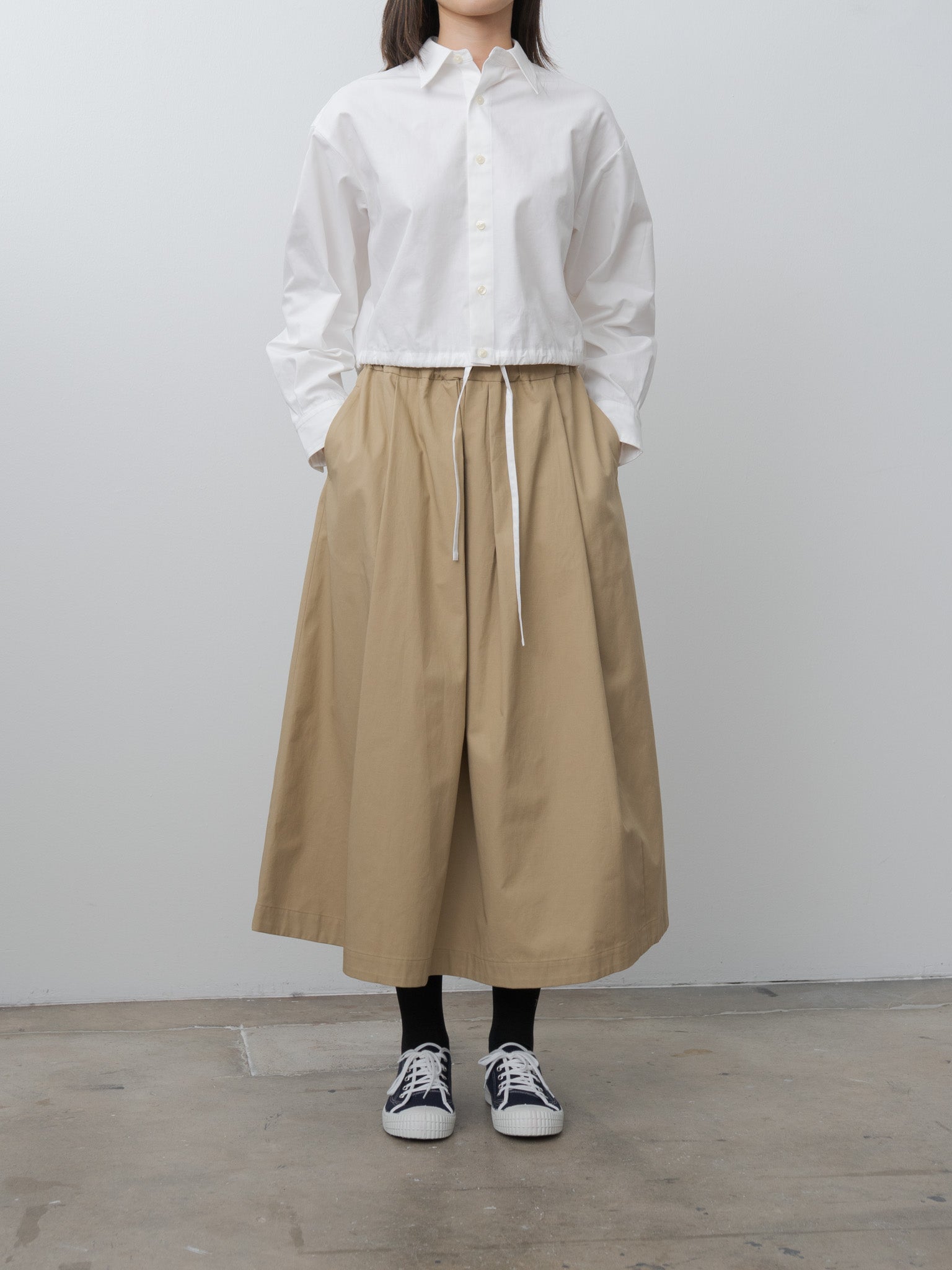 Namu Shop - Nicholson & Nicholson Allie-Twill Shirt - White
