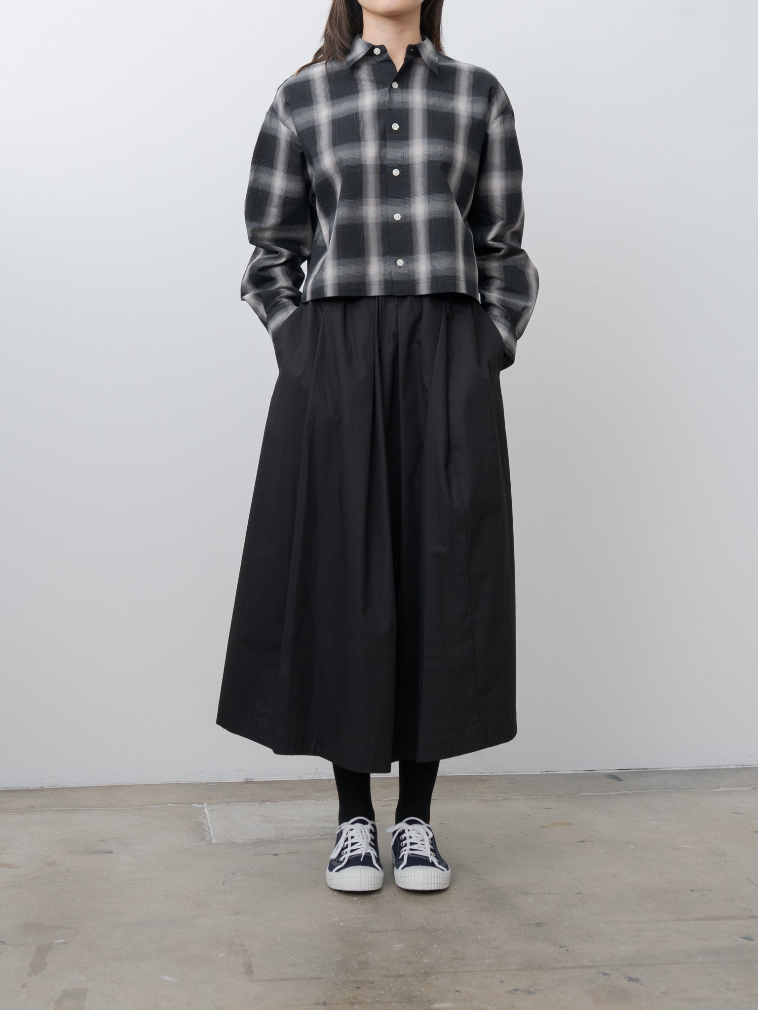 Namu Shop - Nicholson & Nicholson Dolly-Twill Skirt - Black