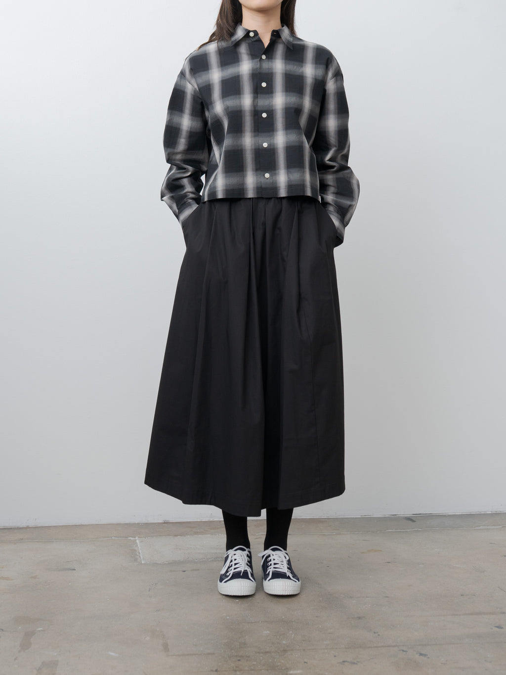 Namu Shop - Nicholson & Nicholson Dolly-Twill Skirt - Black