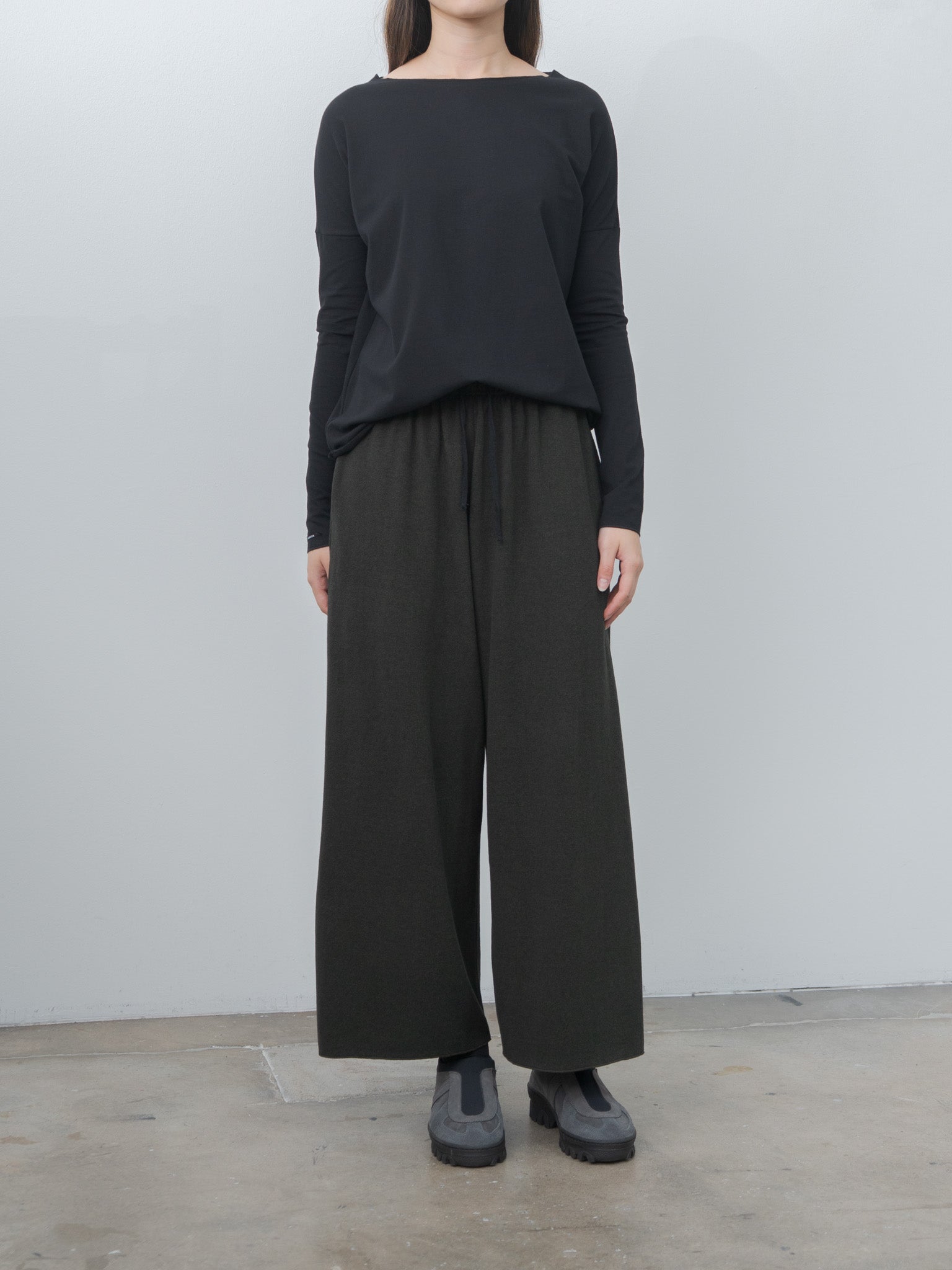 Namu Shop - Album di Famiglia Wide Essential Trousers JP