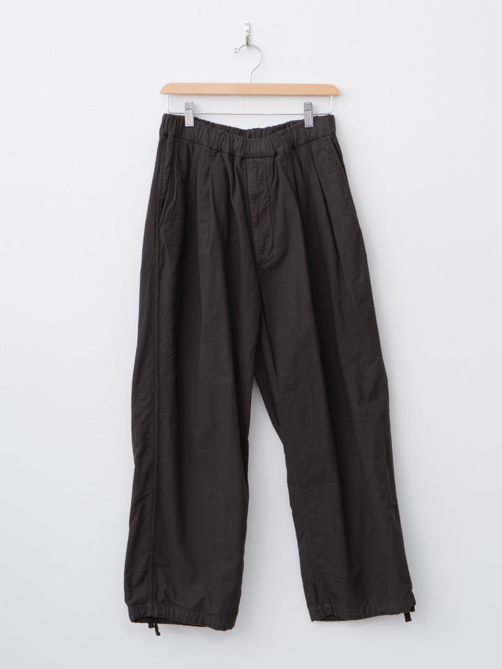 Namu Shop - Yoko Sakamoto Brushed Cotton Wide Pants - Brown