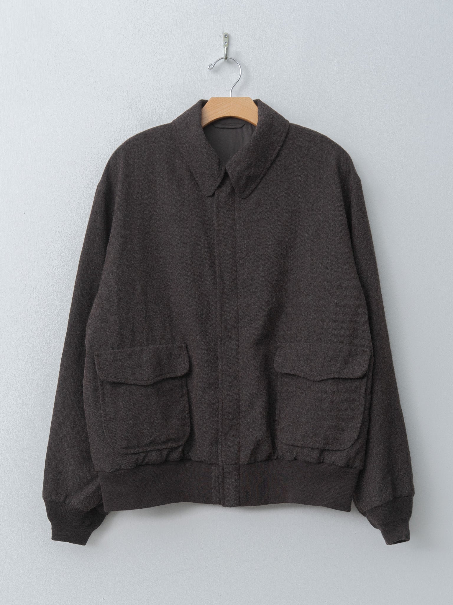 Namu Shop - Kaptain Sunshine Wool Herringbone Flight Jacket