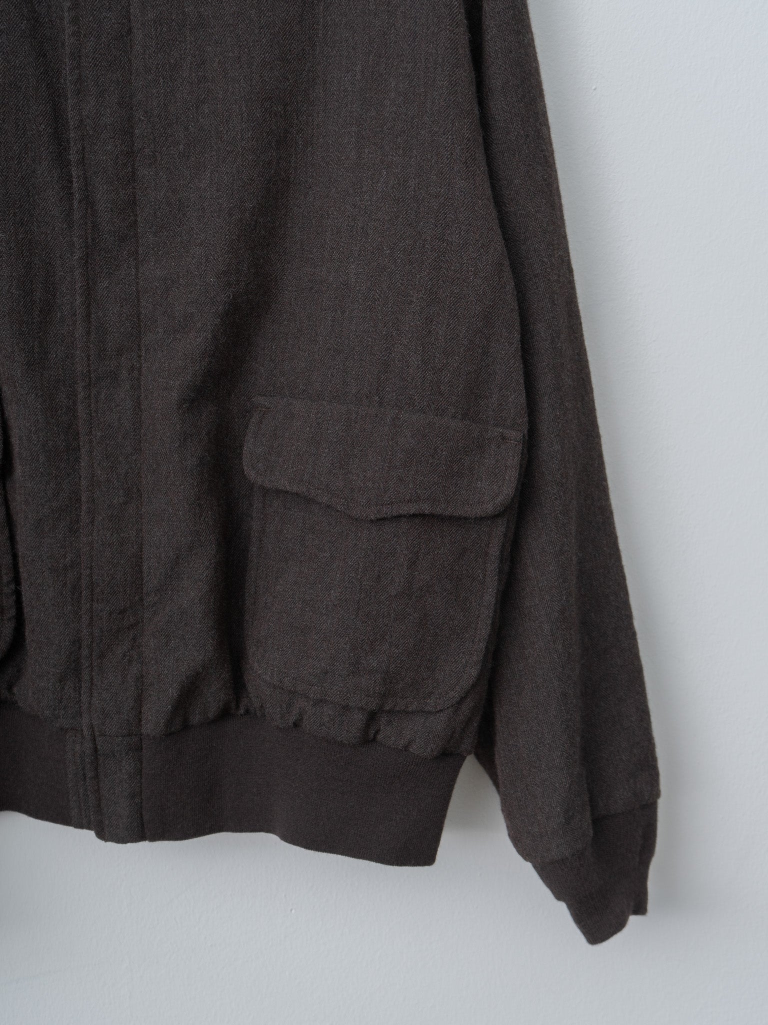Namu Shop - Kaptain Sunshine Wool Herringbone Flight Jacket