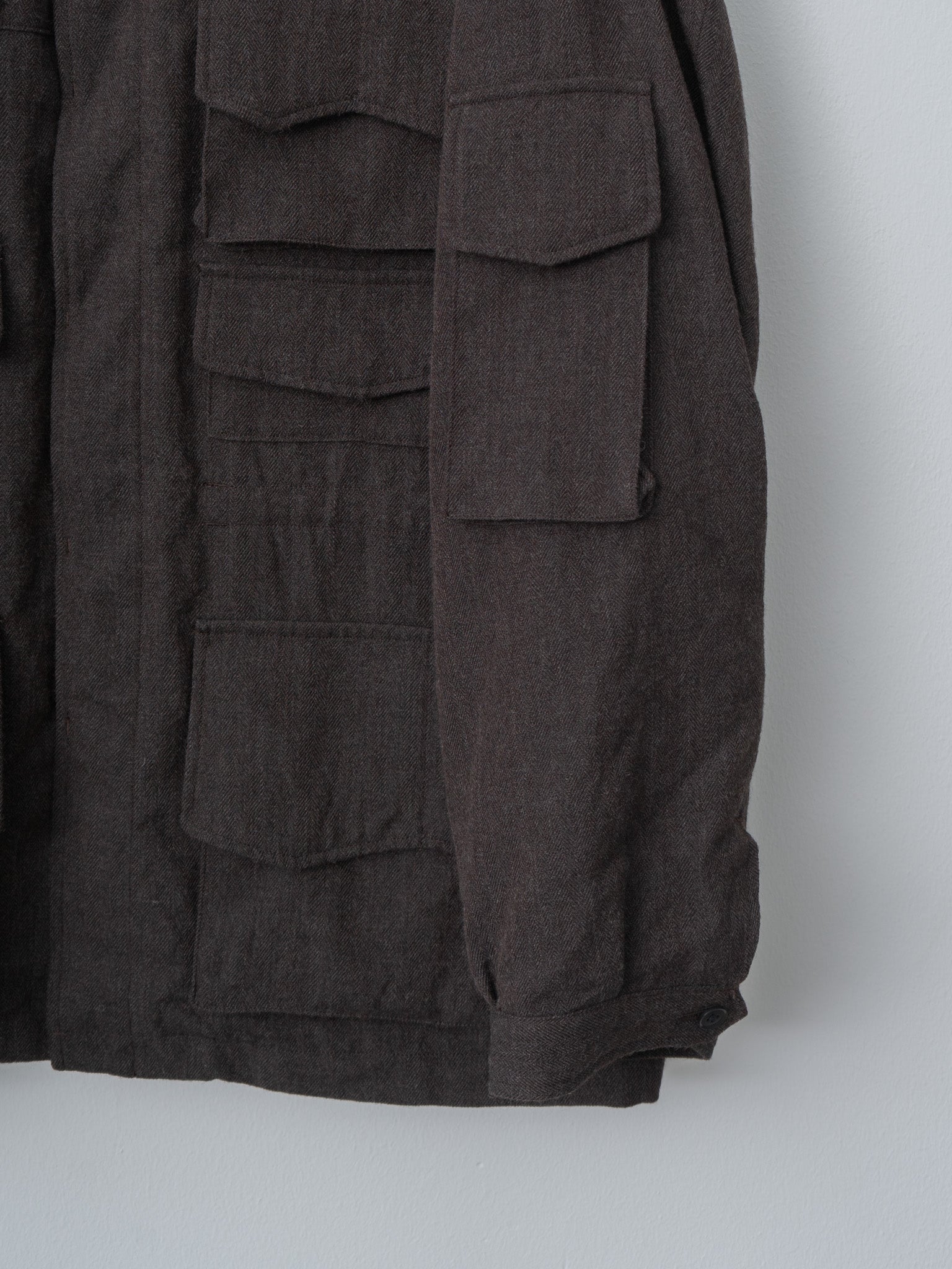 Namu Shop - Kaptain Sunshine Wool Herringbone Explorer Jacket