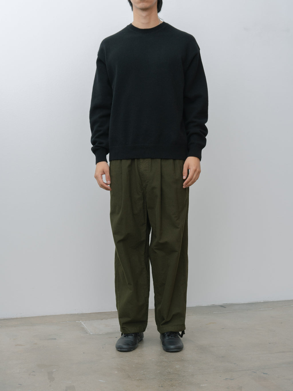 Namu Shop - Yoko Sakamoto Crewneck Knit - Black