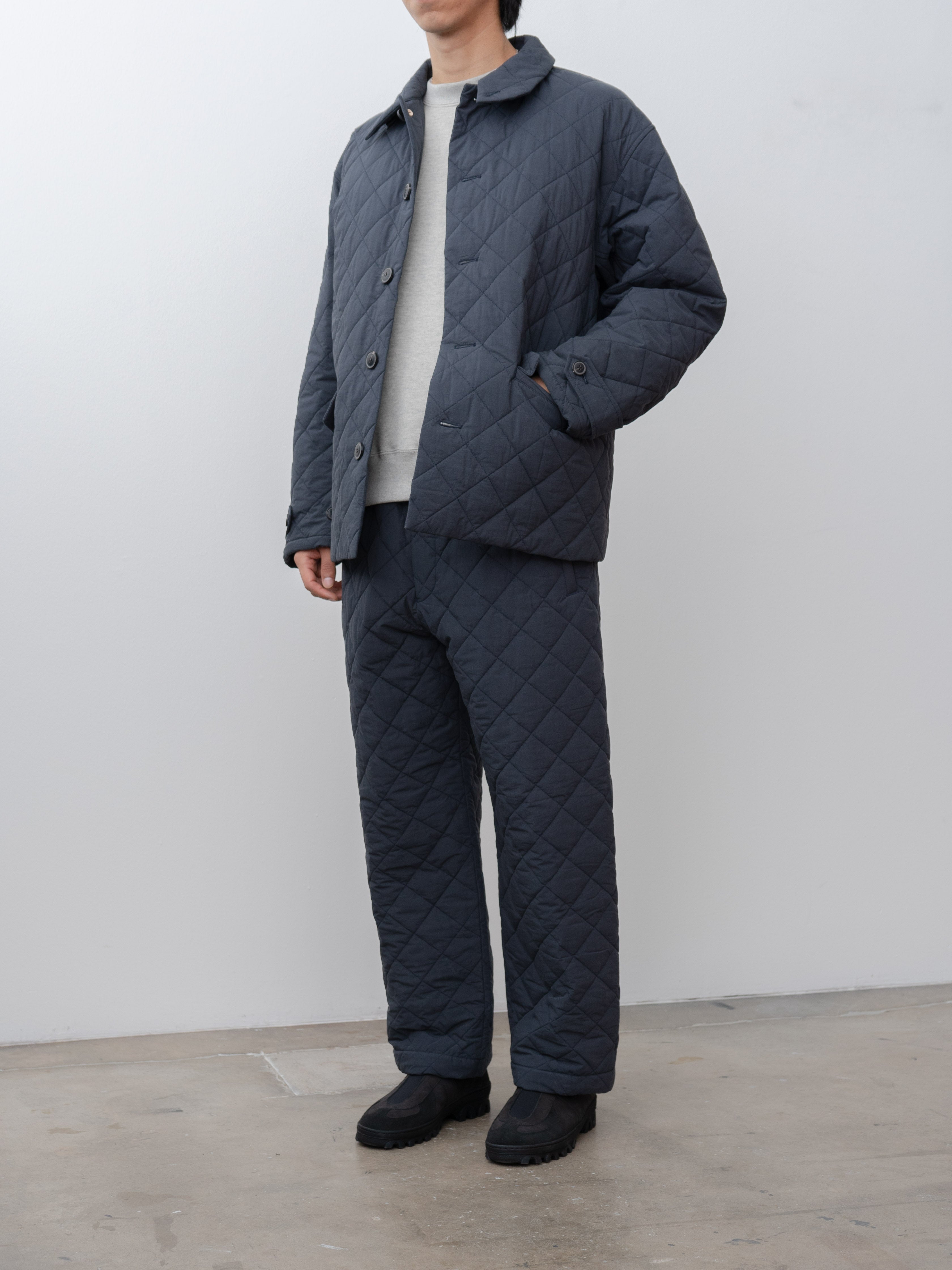 Namu Shop - Yoko Sakamoto Quilting Work Jacket - Navy