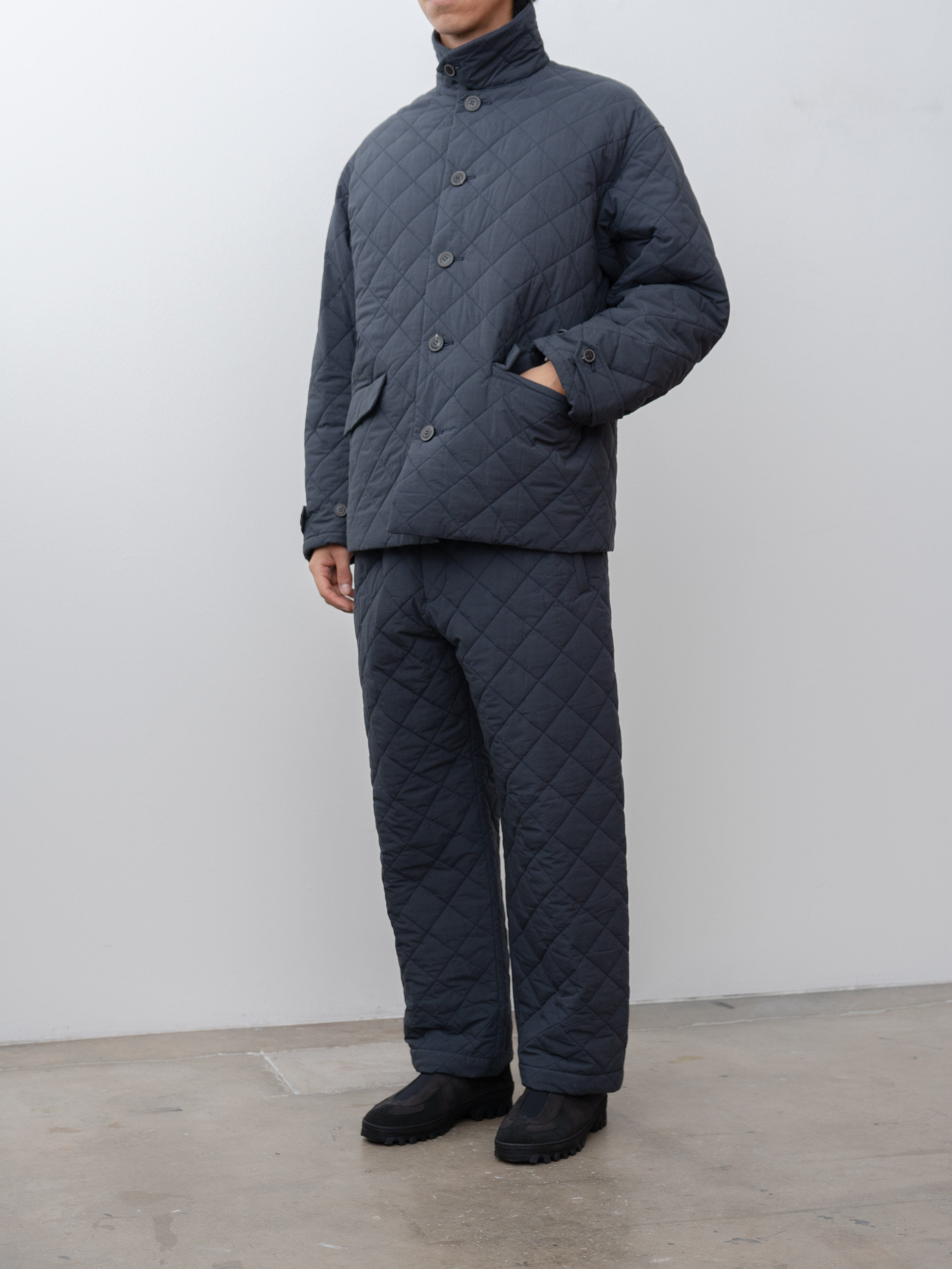 Namu Shop - Yoko Sakamoto Quilting Work Jacket - Navy