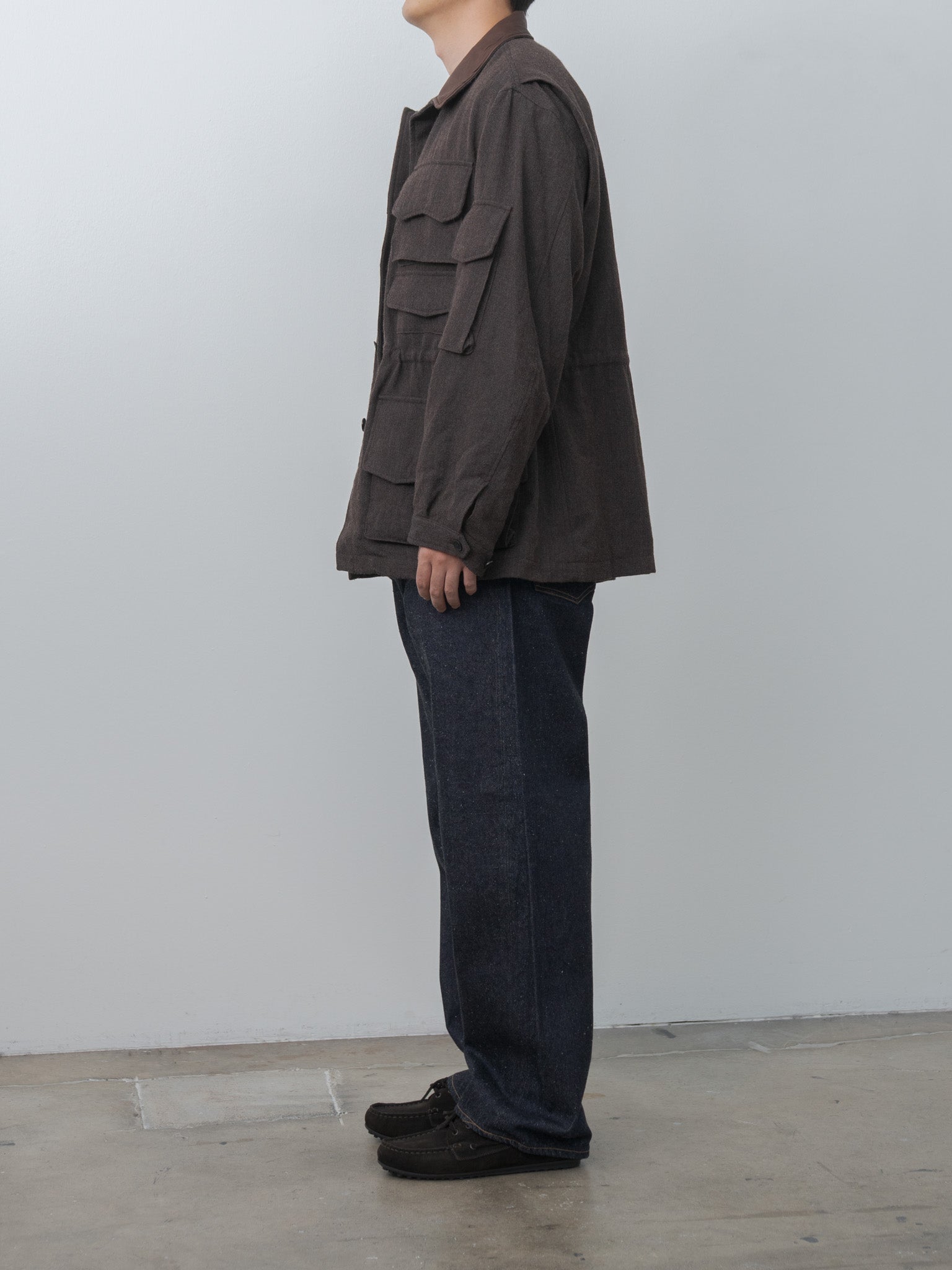 Namu Shop - Kaptain Sunshine Wool Herringbone Explorer Jacket