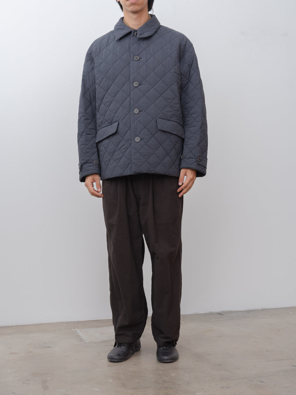 Namu Shop - Yoko Sakamoto Quilting Work Jacket - Navy