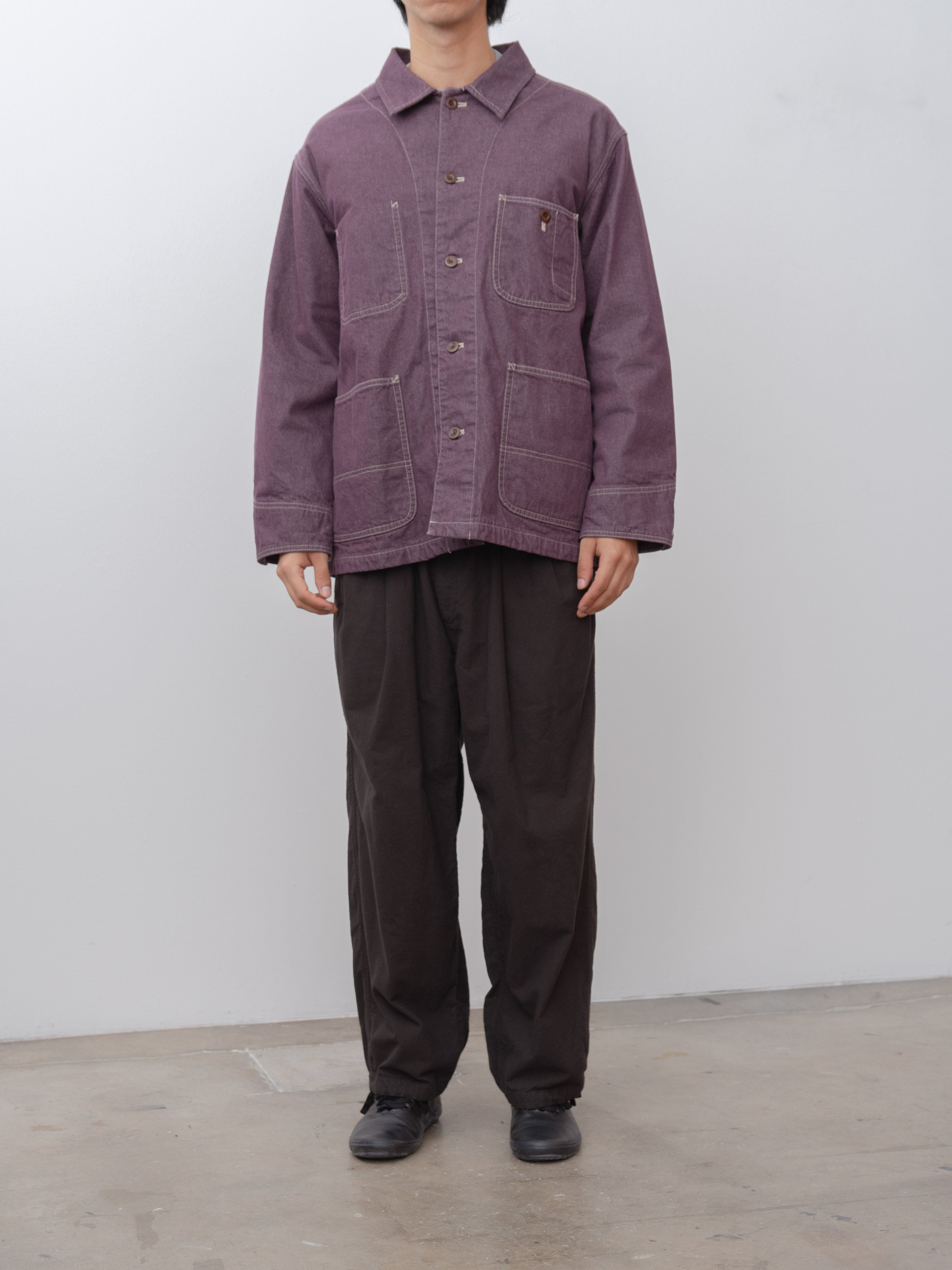 Namu Shop - Yoko Sakamoto Brushed Cotton Wide Pants - Brown