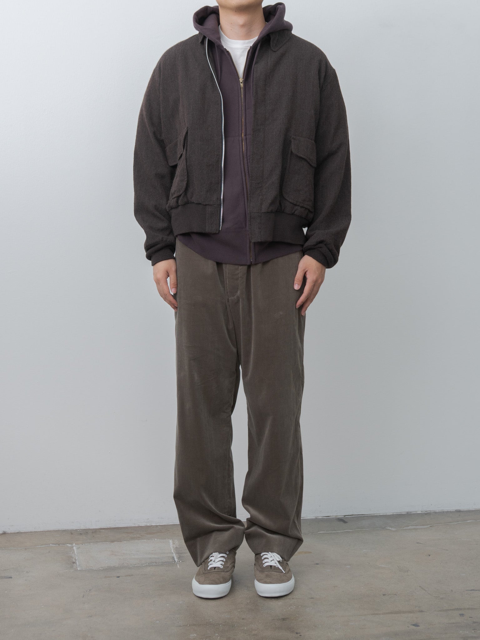 Namu Shop - Kaptain Sunshine Cotton Corduroy Easy Trousers