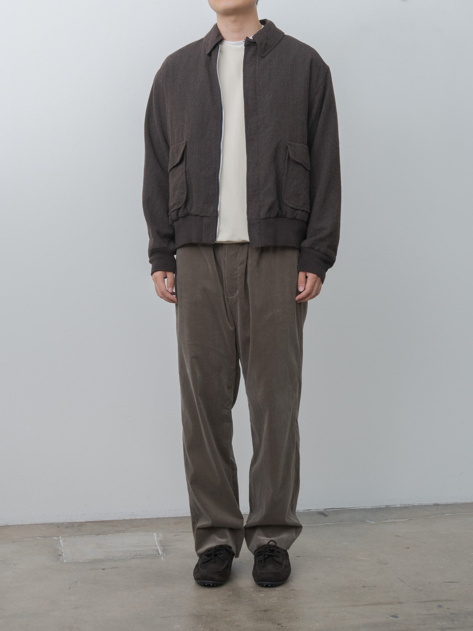Namu Shop - Kaptain Sunshine Wool Herringbone Flight Jacket