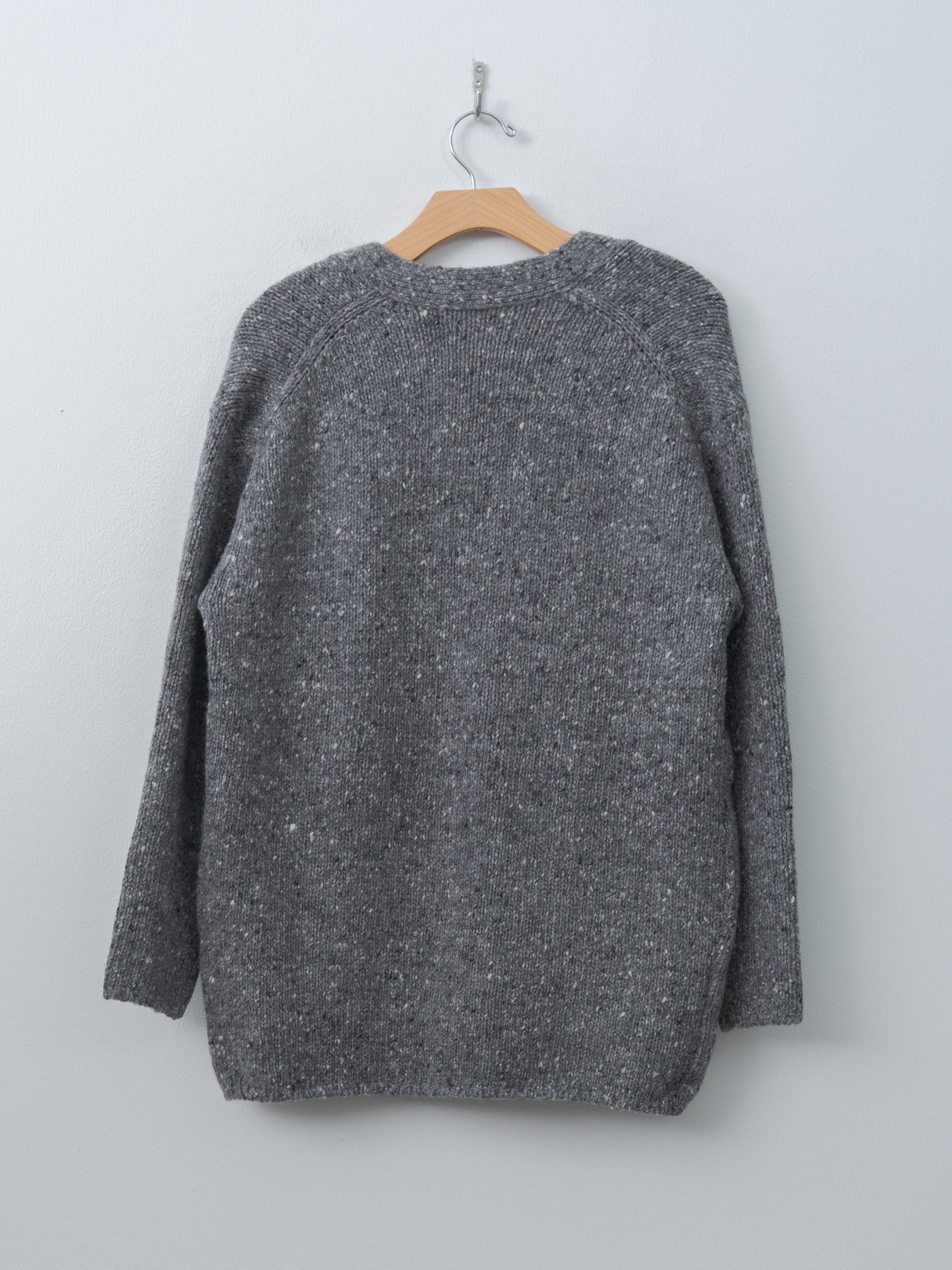 Namu Shop - Auralee Low-Gauge Homespun Tweed Knit Cardigan