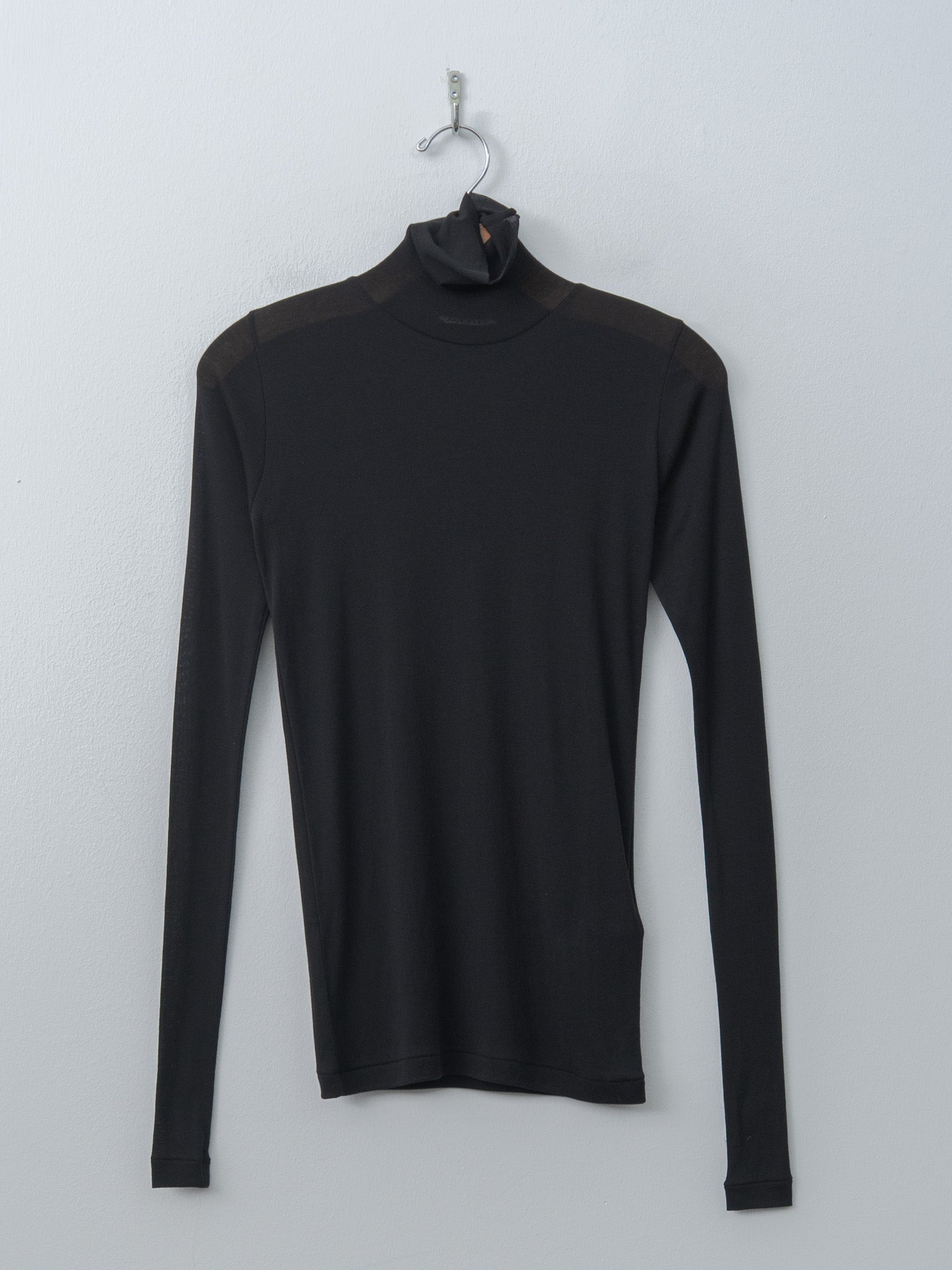 Namu Shop - Auralee Super High Gauge Sheer Rib Turtle Neck L/S Tee