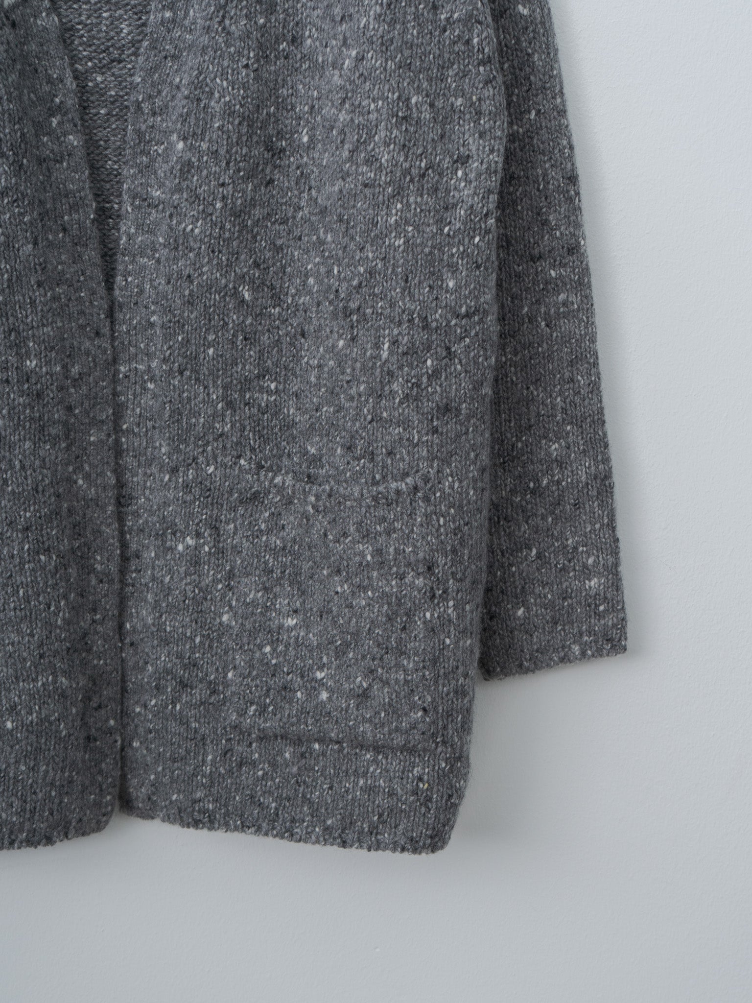 Namu Shop - Auralee Low-Gauge Homespun Tweed Knit Cardigan