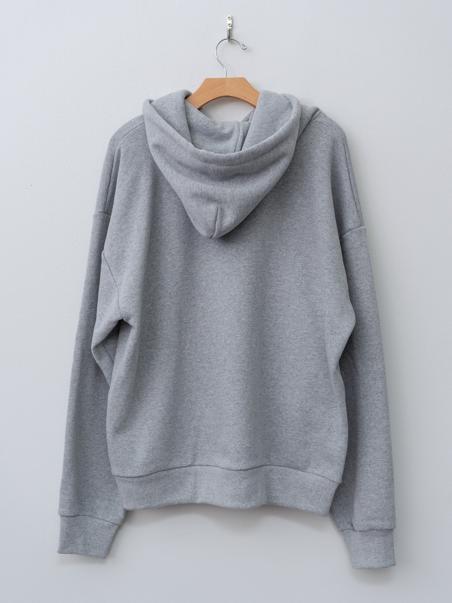 Namu Shop - S.K. Manor Hill Reversible Evert Hoodie - Heather Gray Cotton Fleece