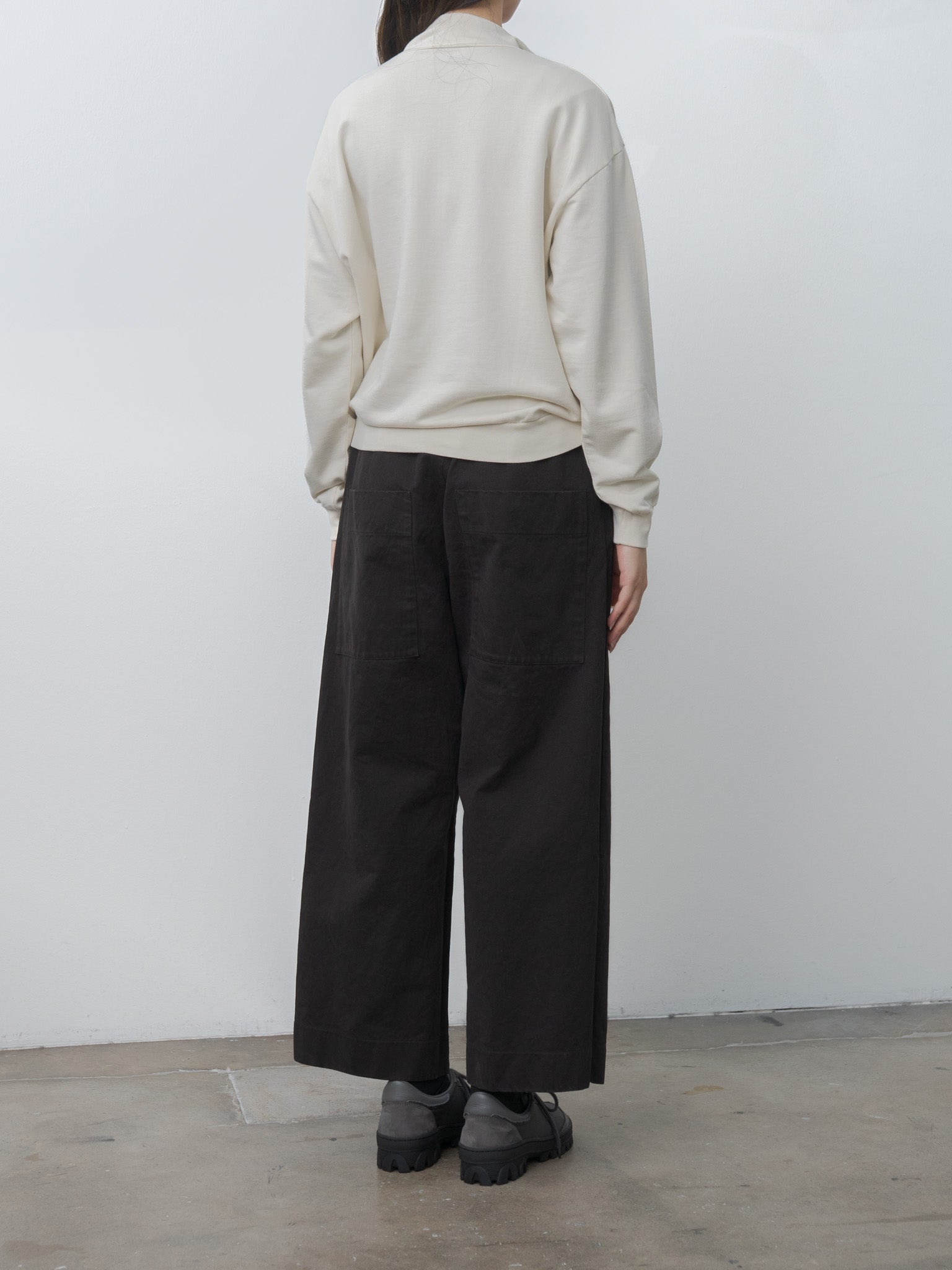Namu Shop - Auralee Super High Gauge Sweat Half Zip P/O