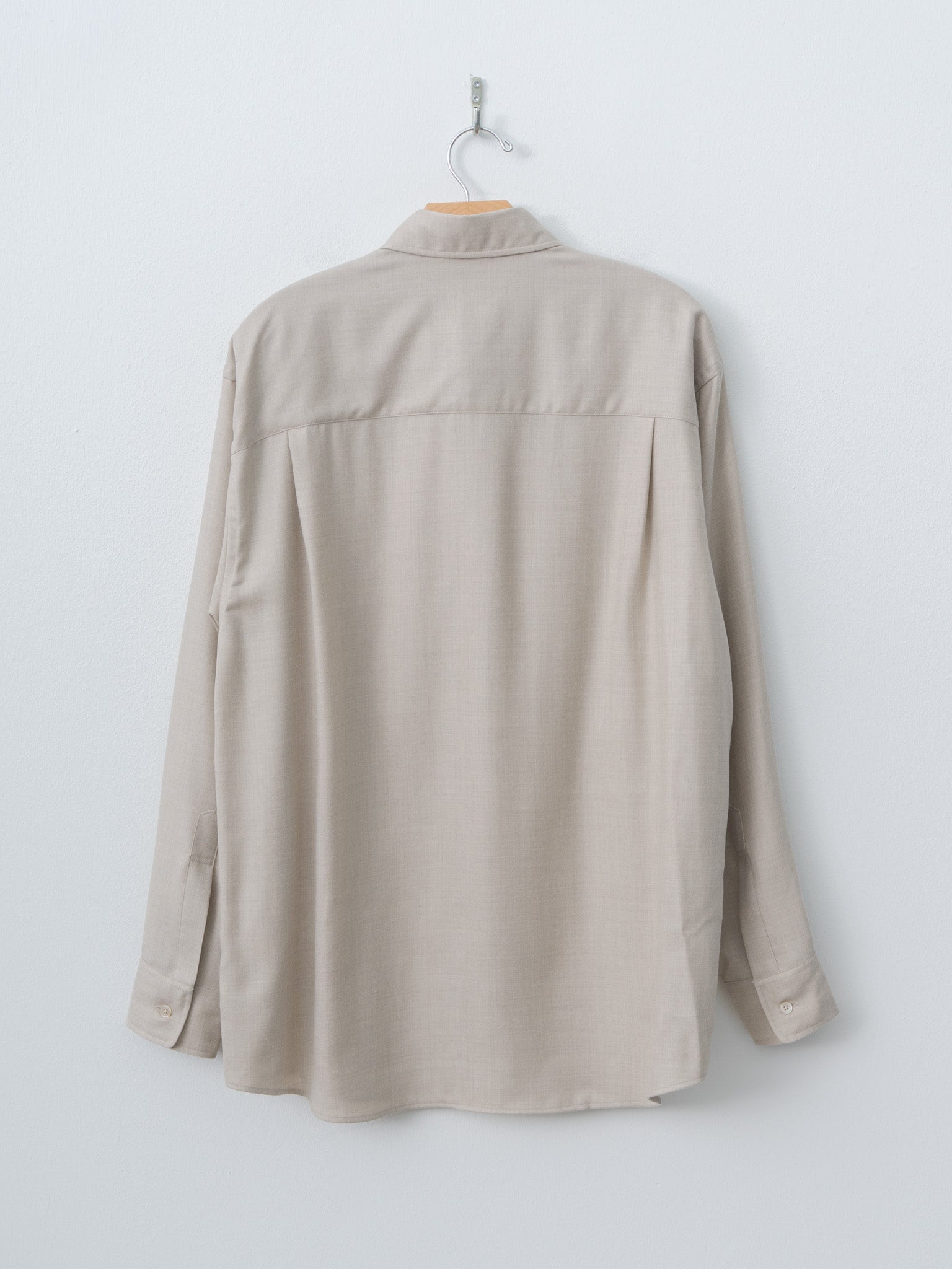 Super Light Wool Shirt - Top Brown, Top Beige