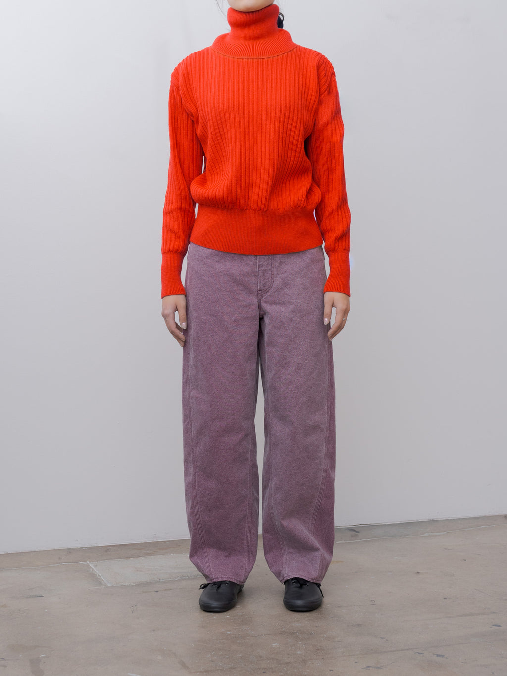 Namu Shop - Studio de Lostanges Funnel Neck Sweater - Red