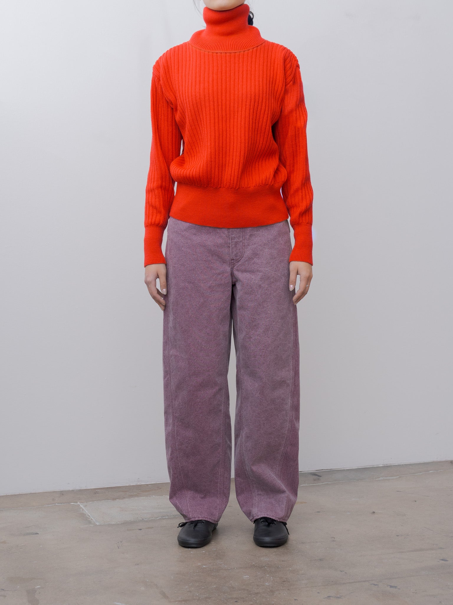 Namu Shop - Auralee Washed Organic Canvas Pants - Purple