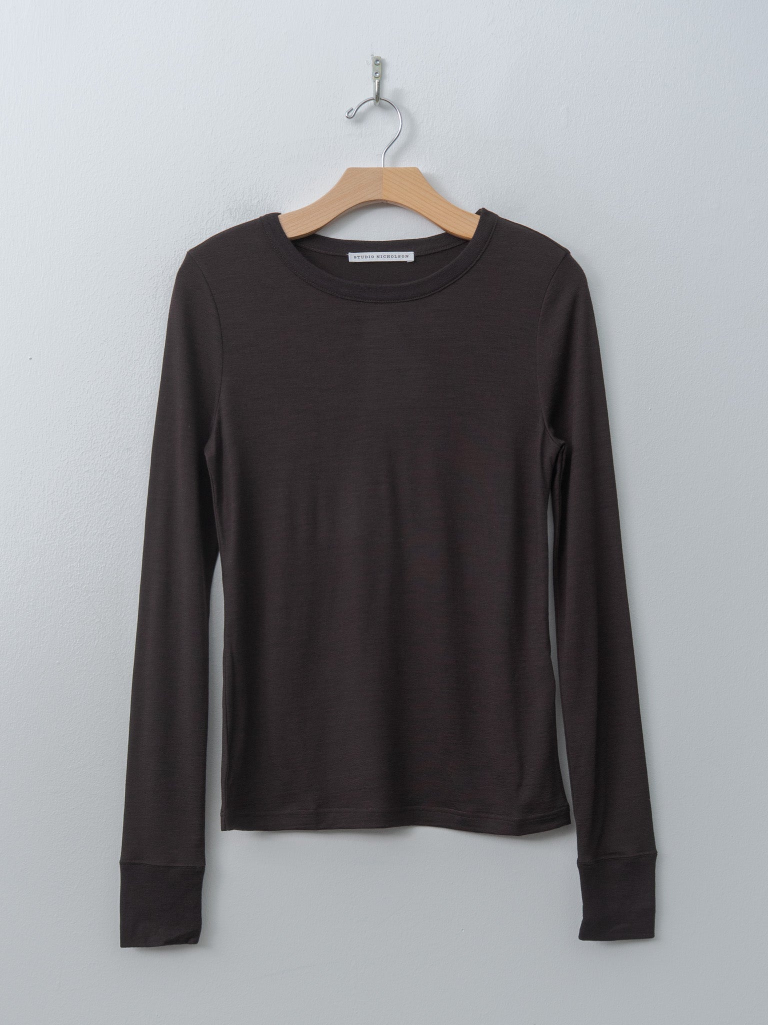 Namu Shop - Studio Nicholson MALIN Top - Black Grape