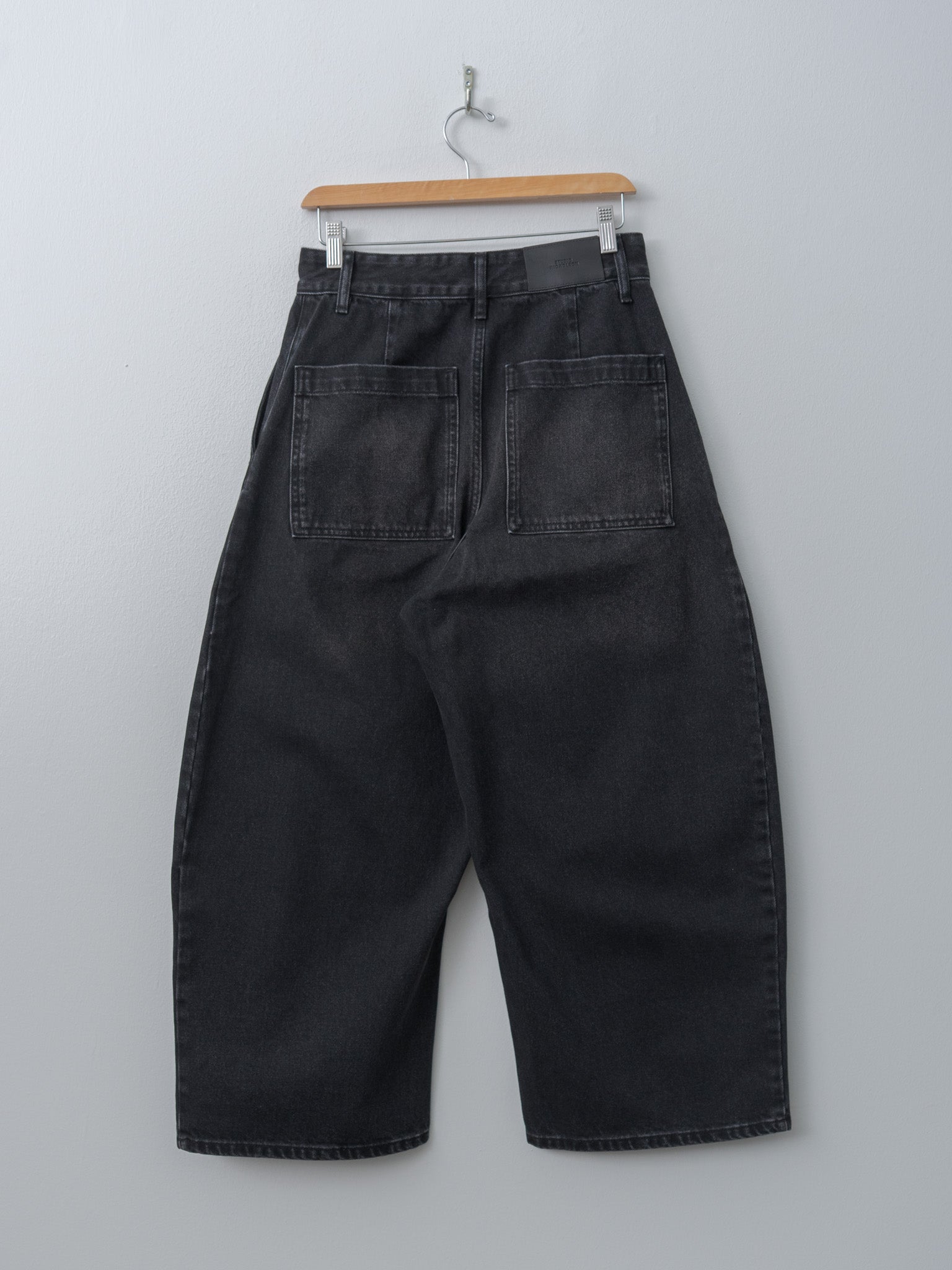 Namu Shop - Studio Nicholson CHALCO Denim Pant - Washed Black