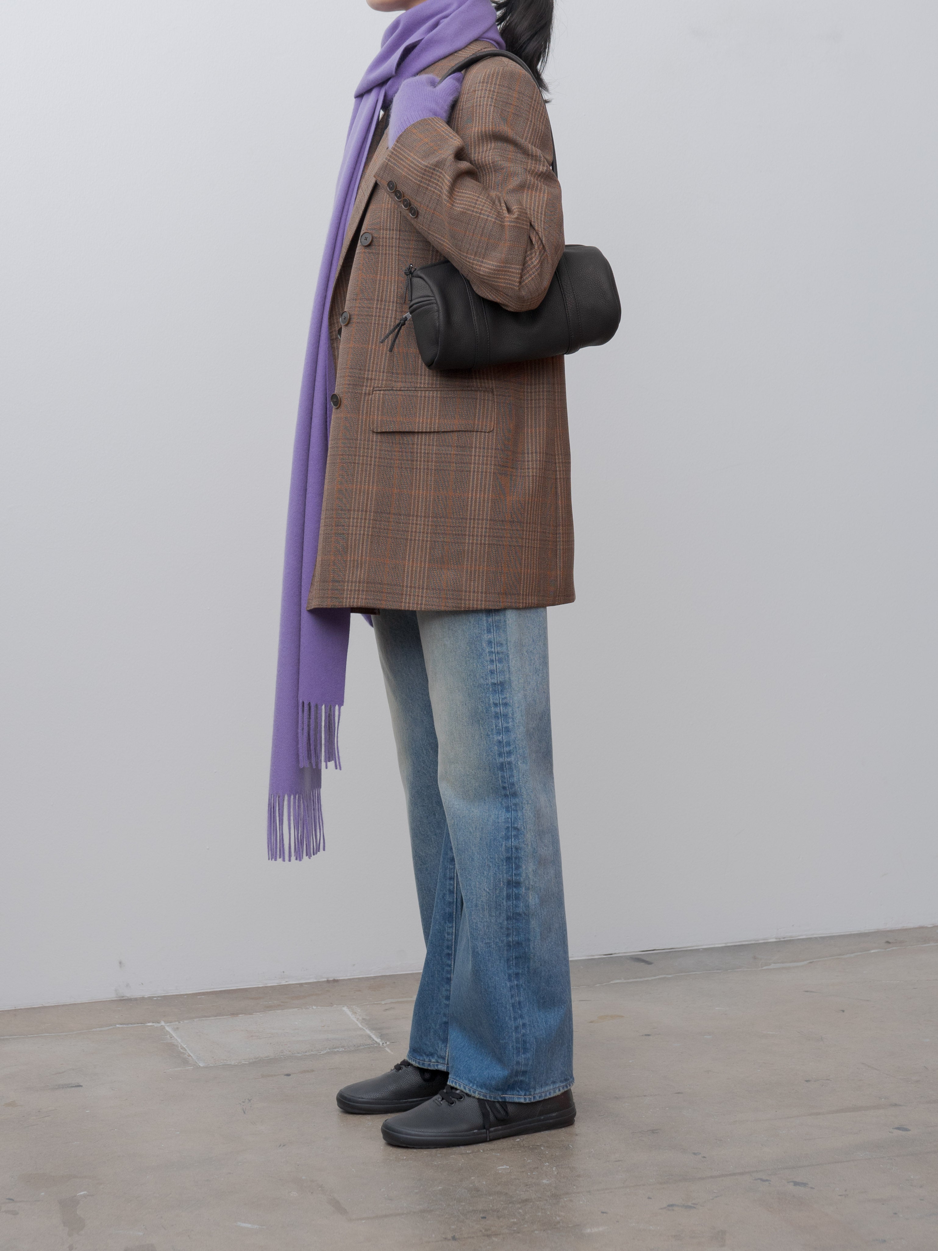 Namu Shop - Auralee Baby Cashmere Knit Long Gloves - Purple