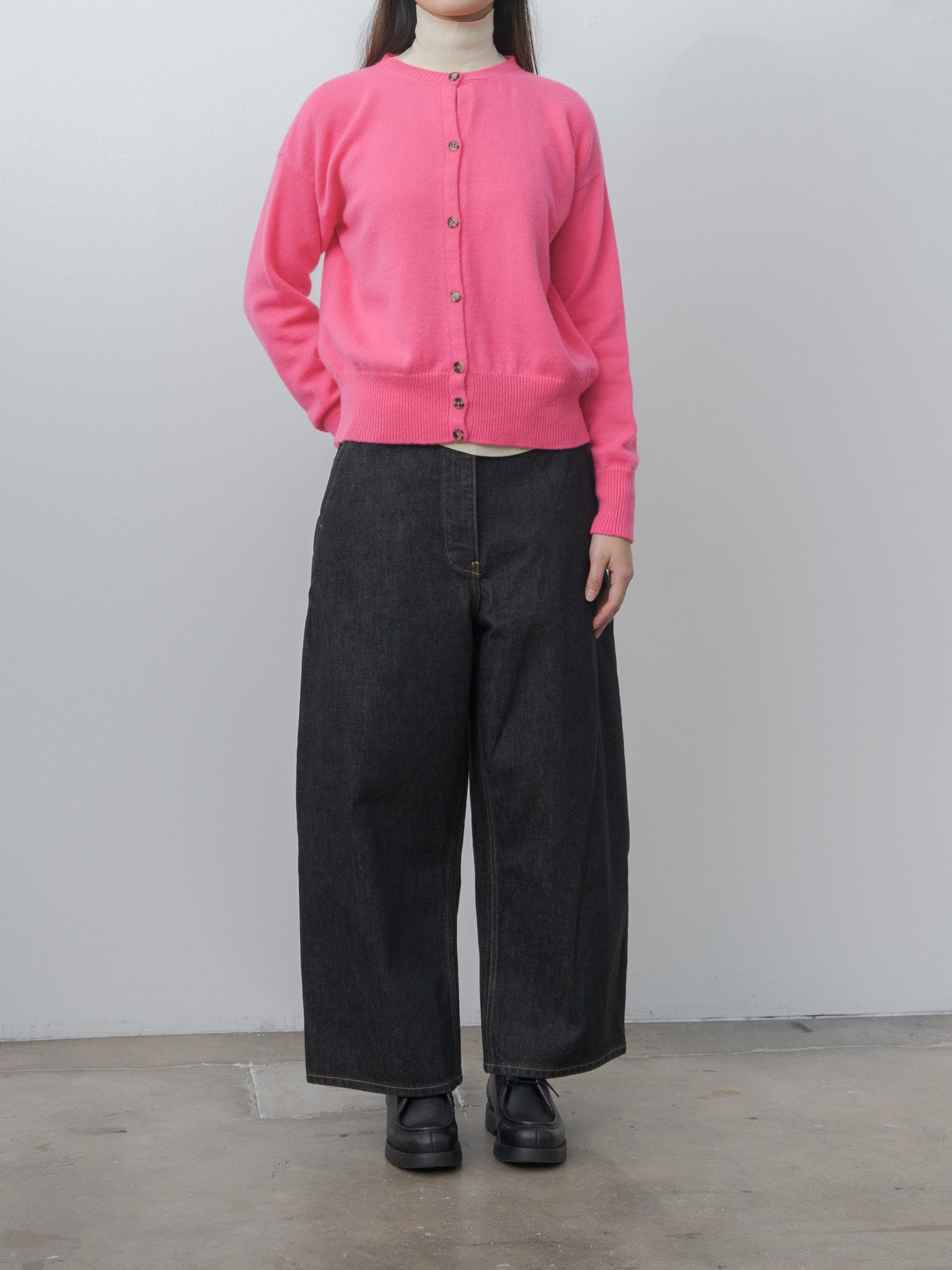 Namu Shop - Studio Nicholson CHALCO Denim Pant - Black