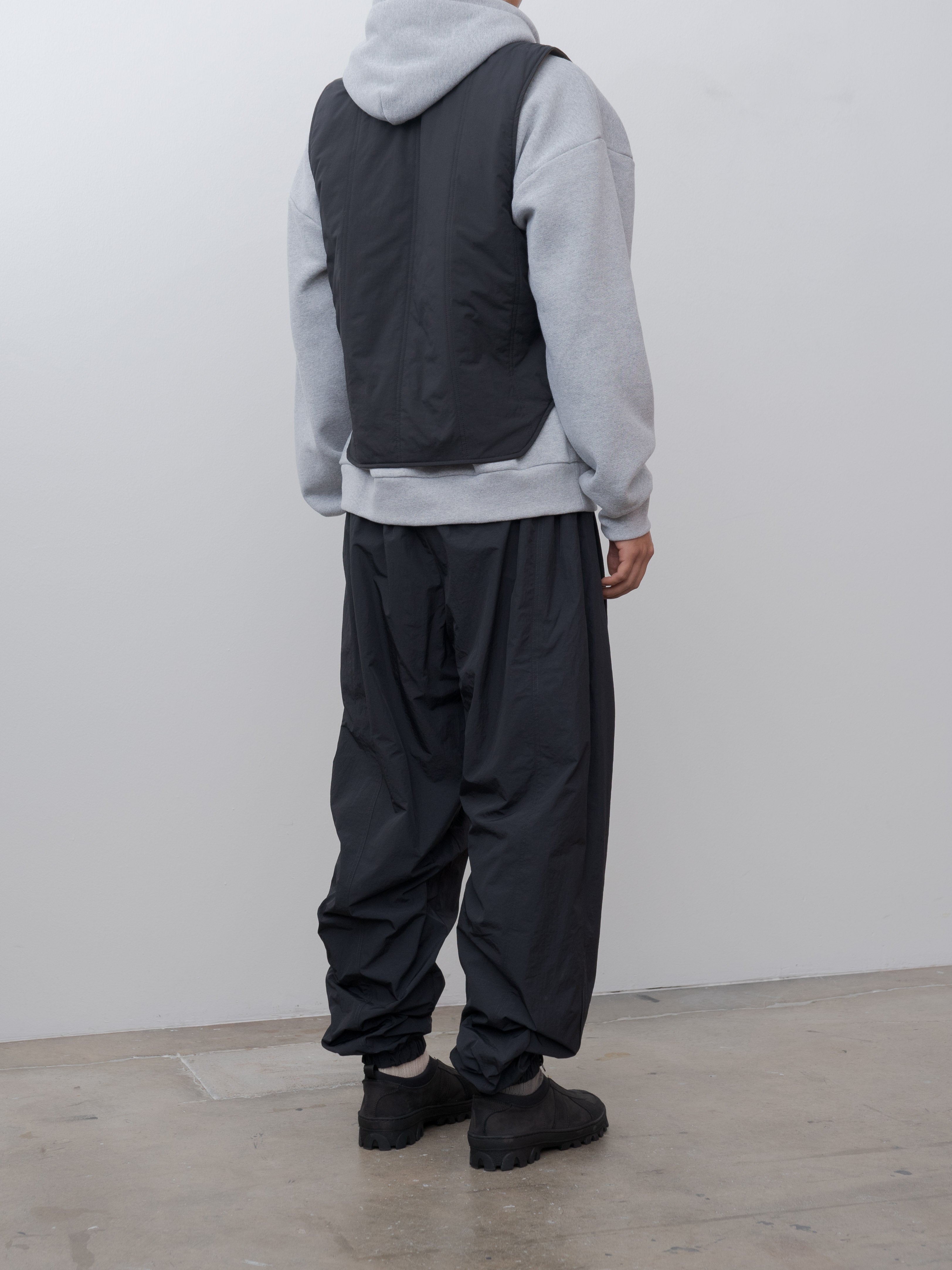 Namu Shop - S.K. Manor Hill Reversible Ada Vest - Black Brown Quilted Recycled Nylon