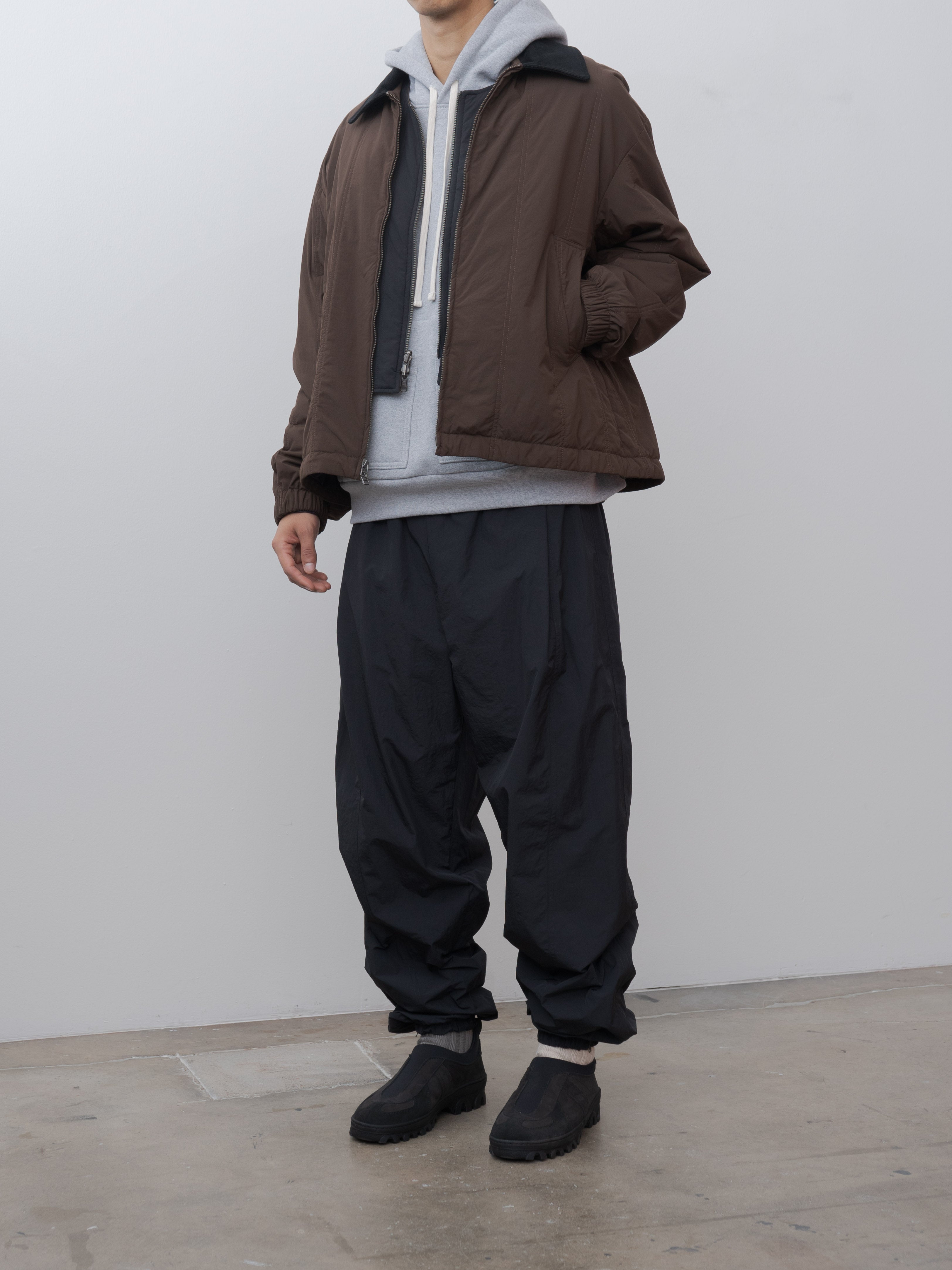 Namu Shop - S.K. Manor Hill Field Jacket - Brown Quilted Recycled Nylon