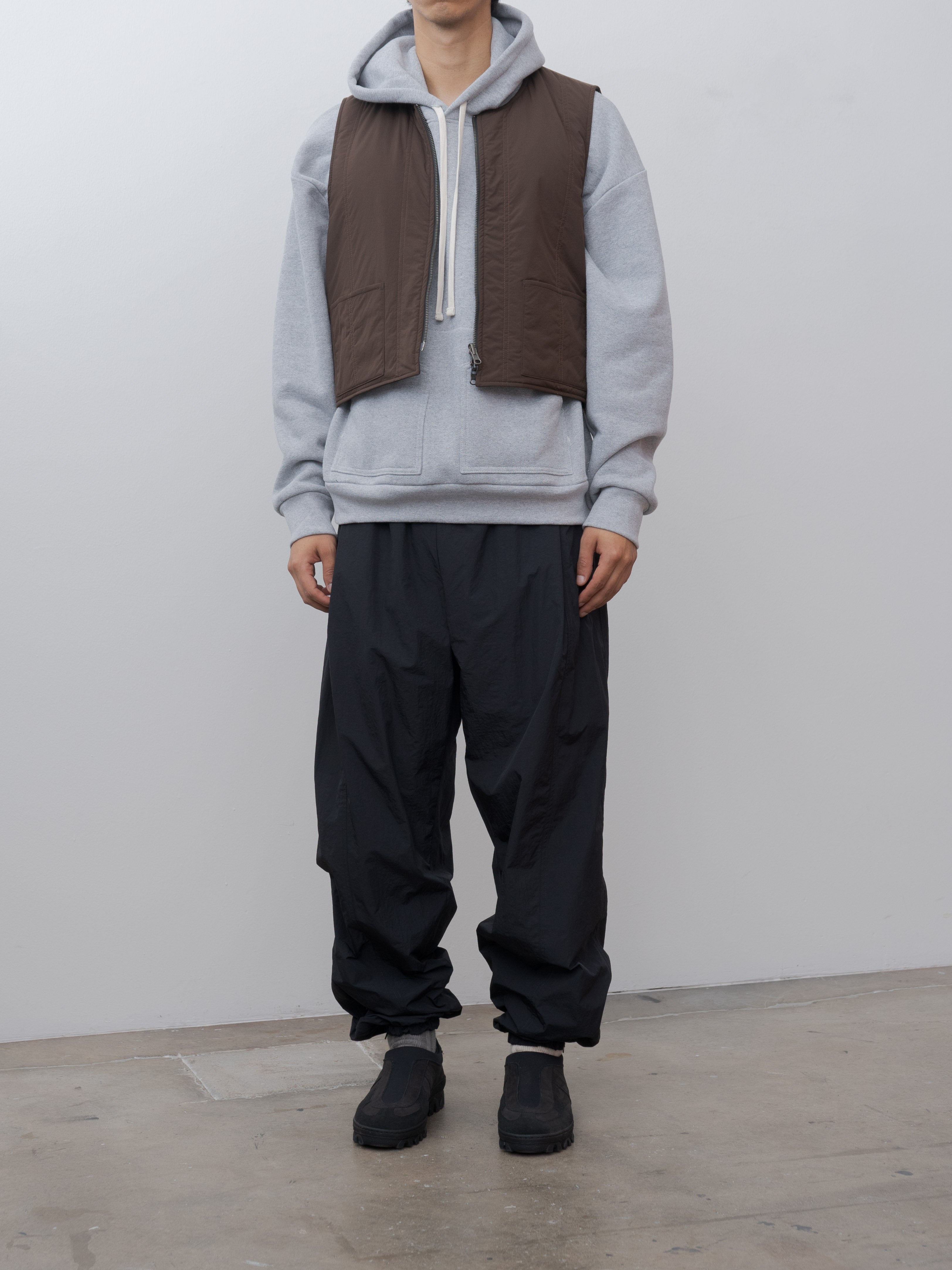 Namu Shop - S.K. Manor Hill Reversible Ada Vest - Black Brown Quilted Recycled Nylon