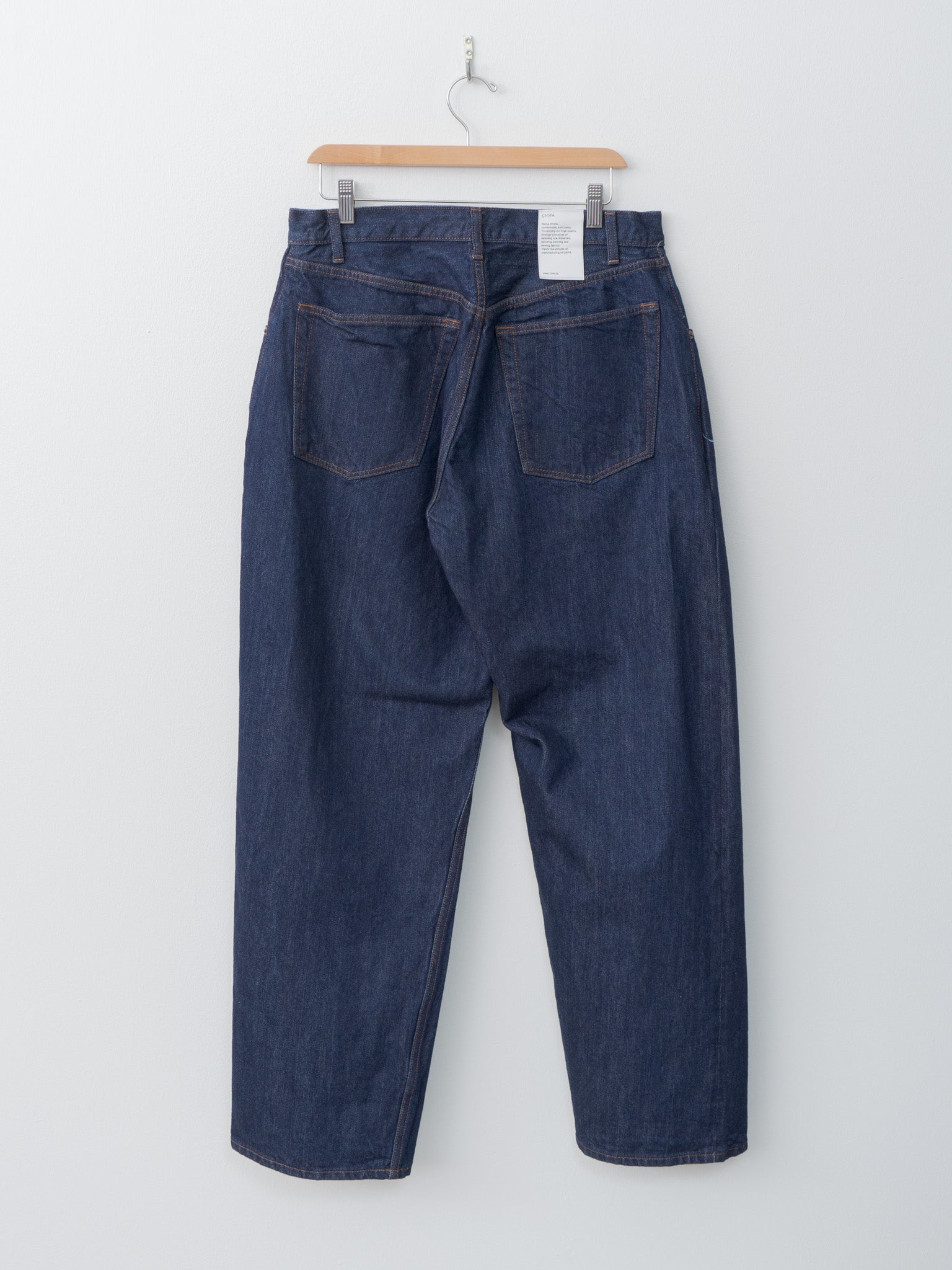 Namu Shop - Ciota Baggy 5 Pocket Pants - Navy/One Wash