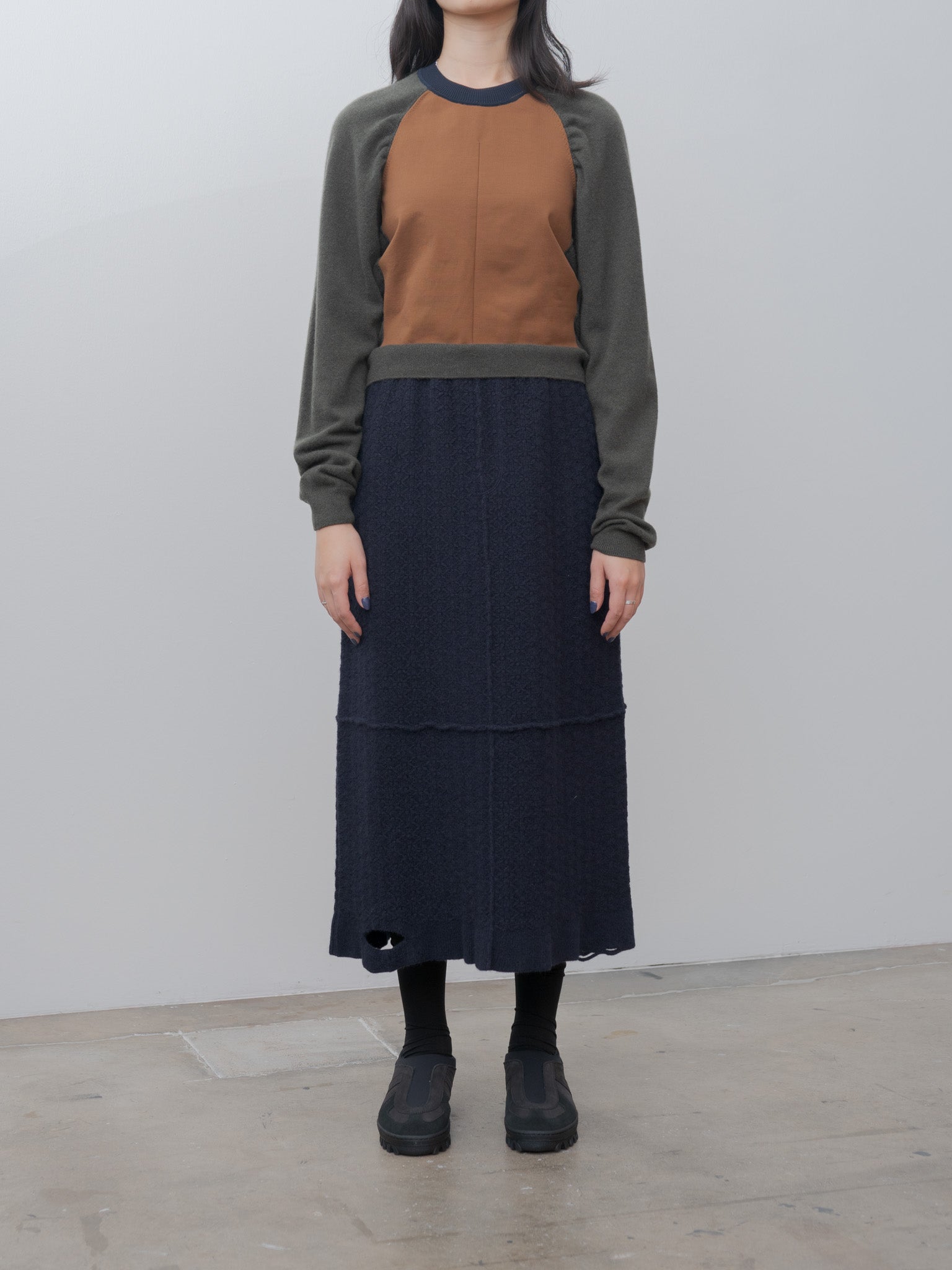 Namu Shop - Bielo Kult Knit - Caramel/Moss