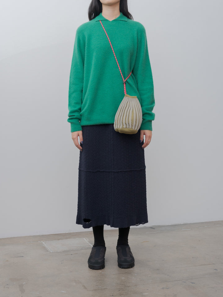 Namu Shop - Bielo Bouncy Mid Bag - Khaki bag/Pink cord