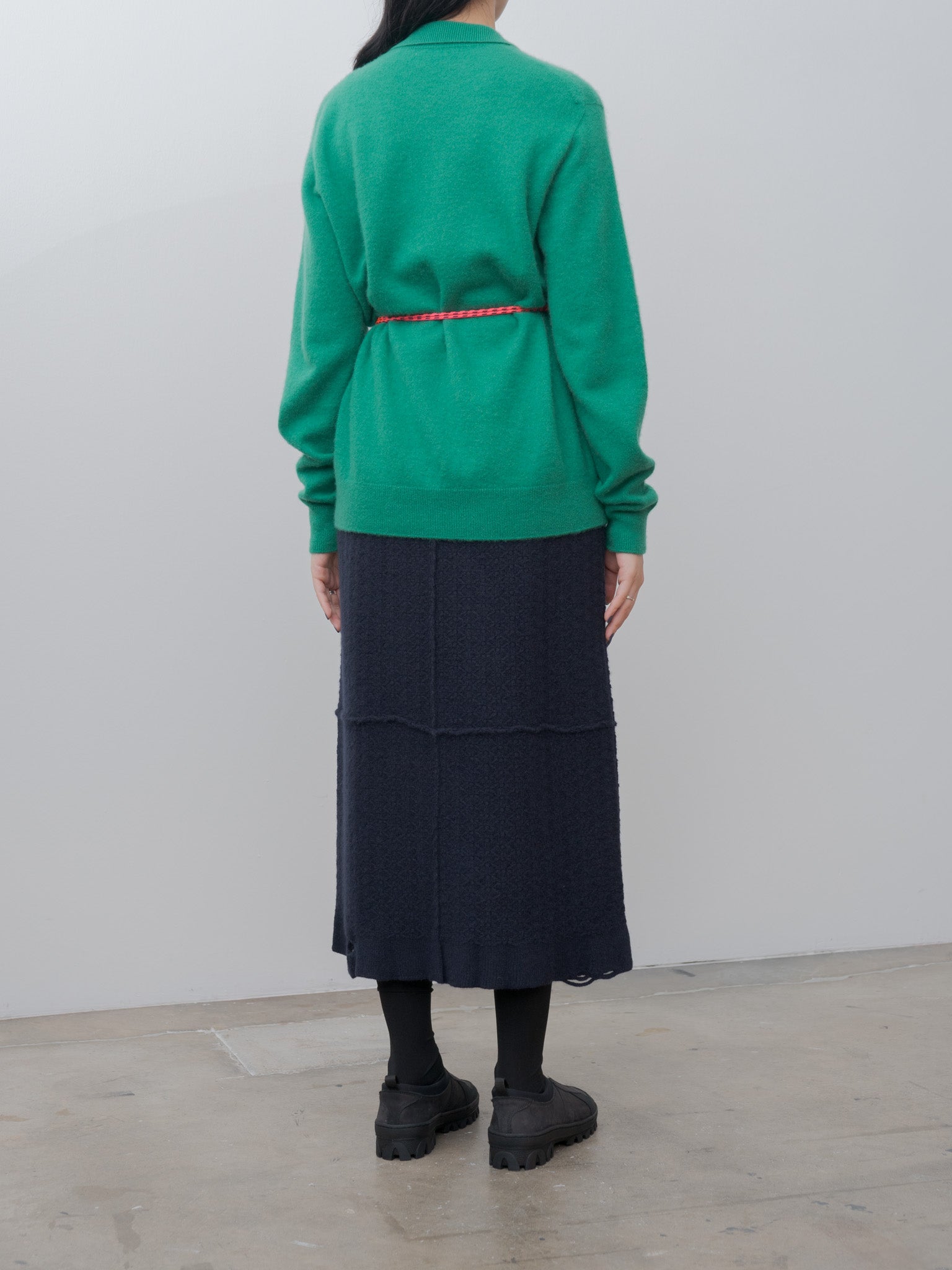 Namu Shop - Bielo Lis Skirt - Navy