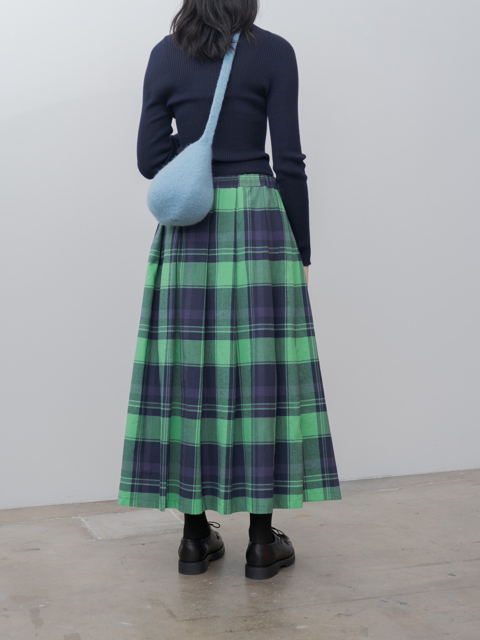 Namu Shop - Cecilie Telle Long Strap Smallest Bucket Bag - Sky Blue