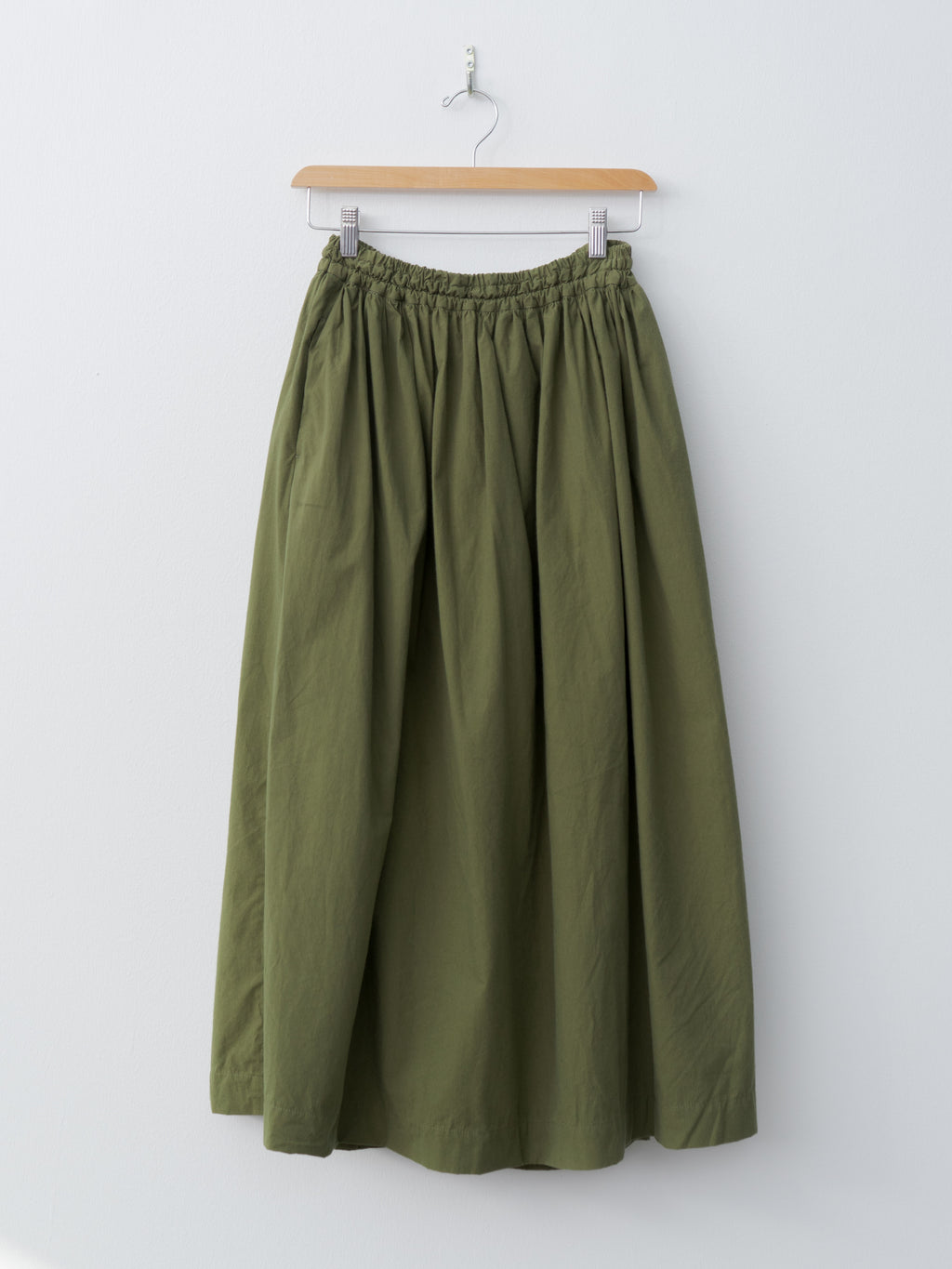 Namu Shop - Ichi Antiquites Ohmi Typewriter Skirt - Olive